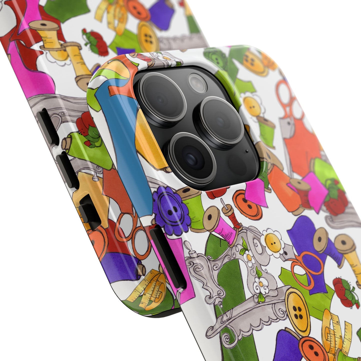 Kaleidasew White Phone Case