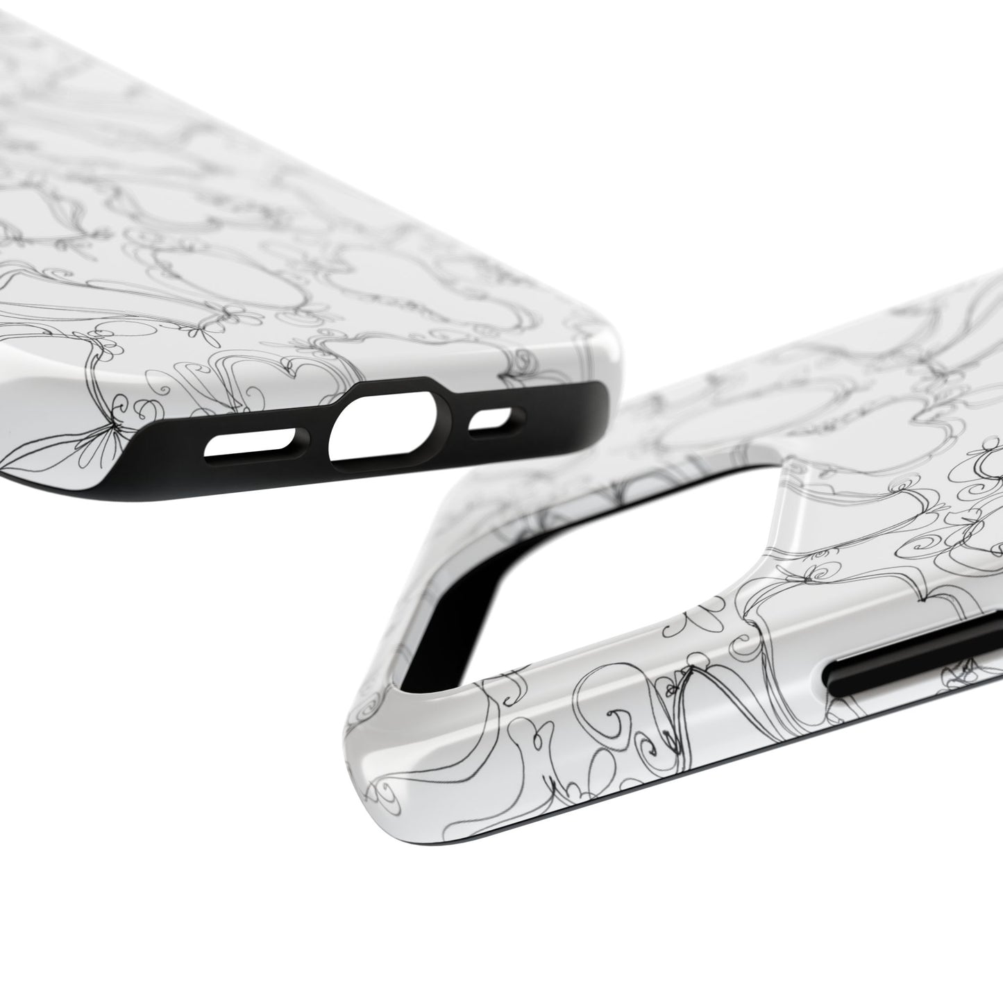 Frames White / Black Phone Case