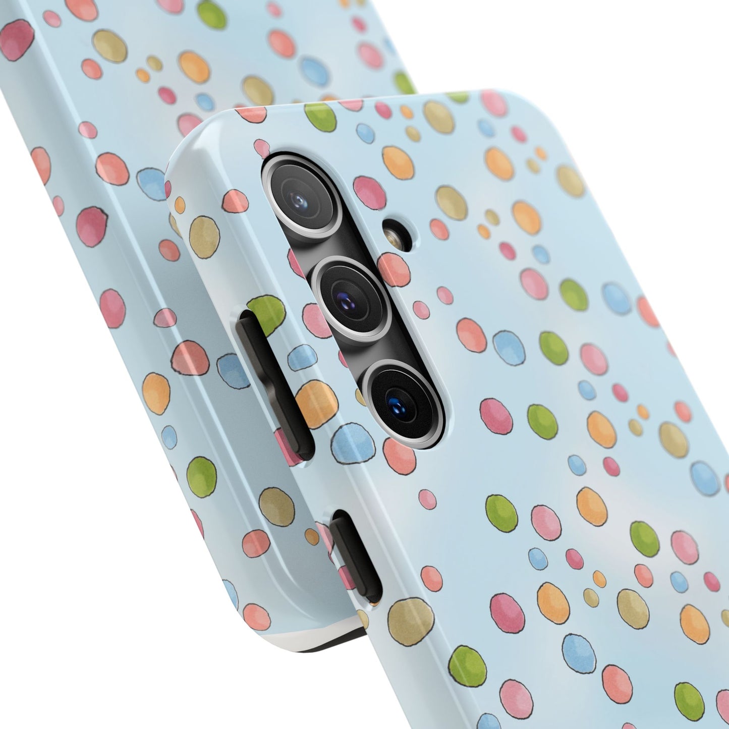 Clown Dots Blue Sky Phone Case