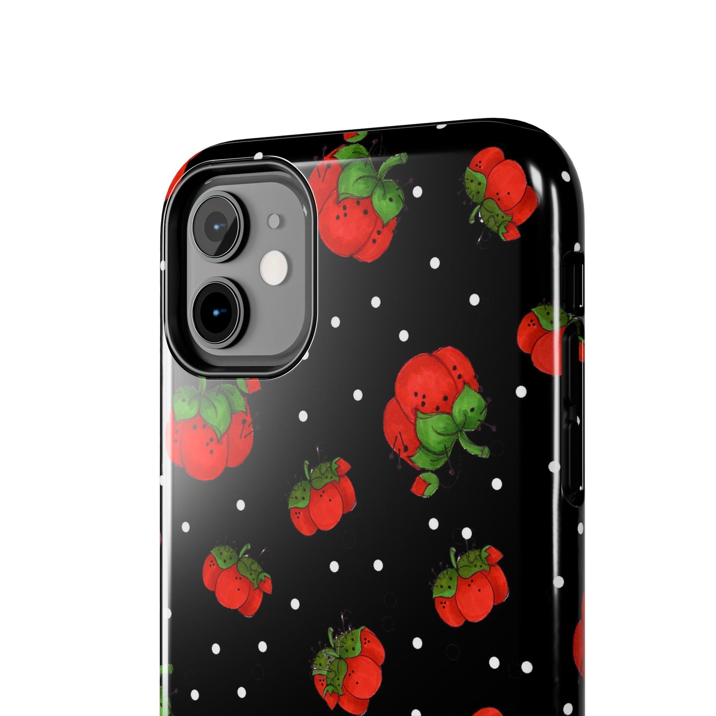 Pin Dots Black Phone Case