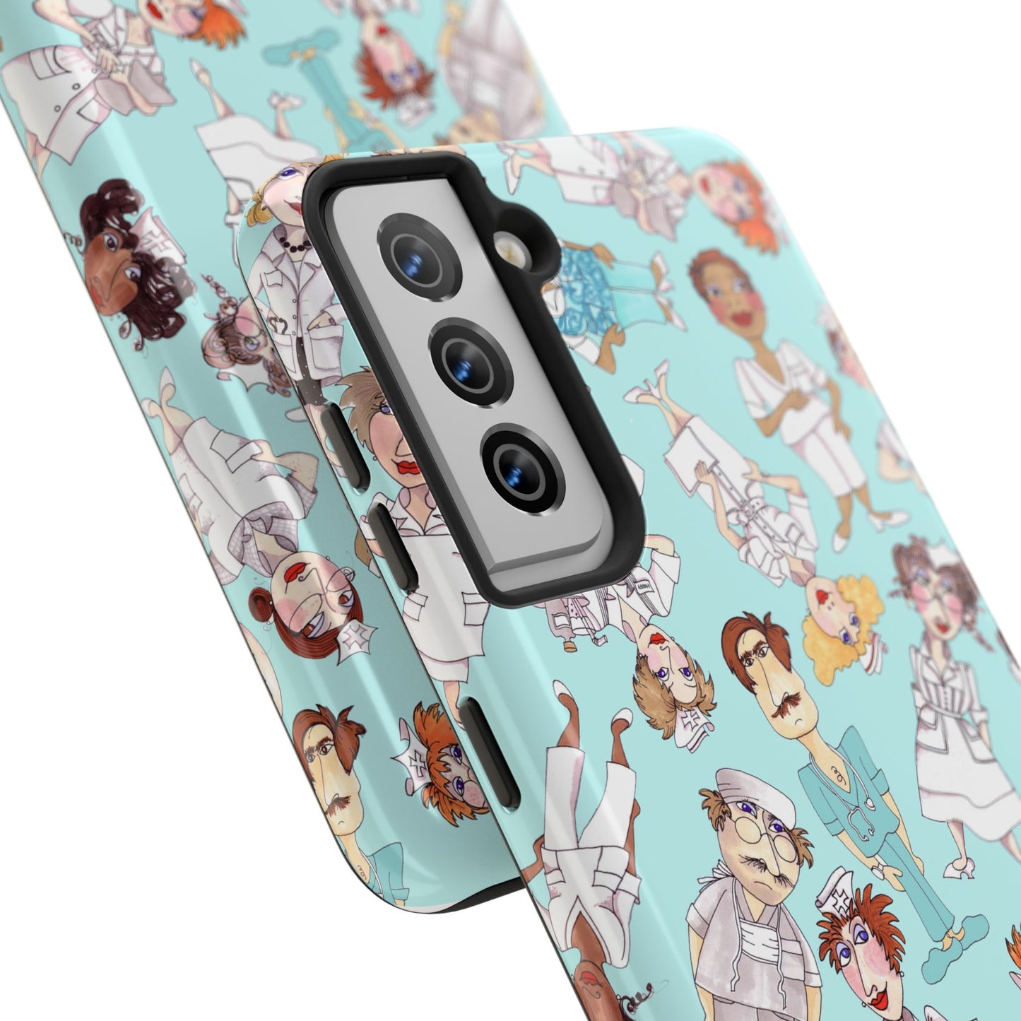 Happy Staff Aqua Phone Case