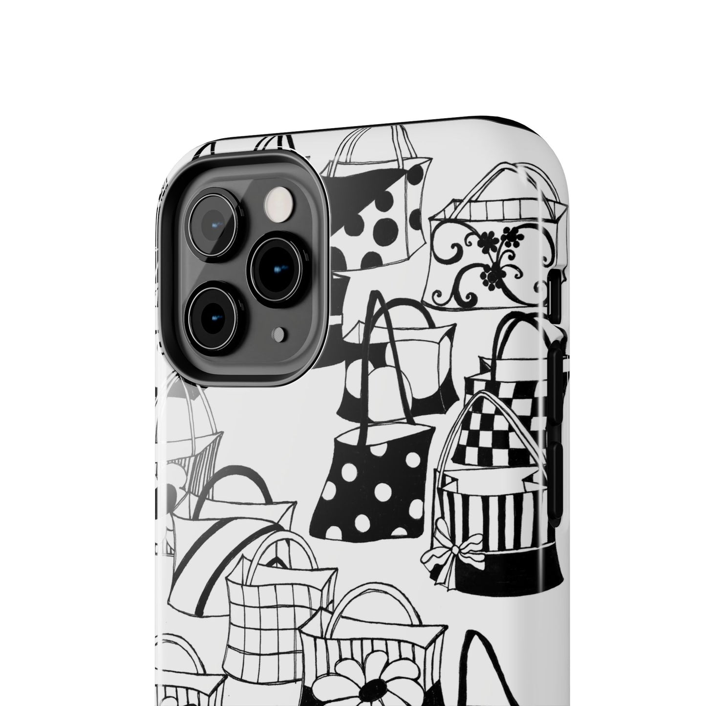Totes White / Black Phone Case