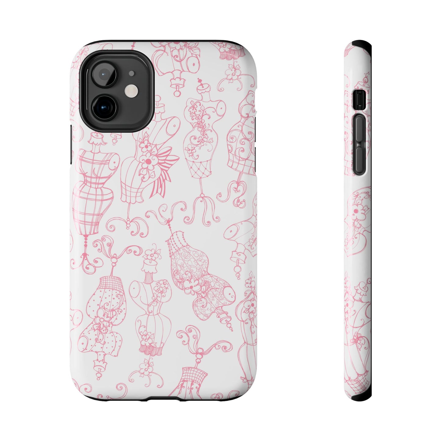 Mannequinique White / Pink Phone Case
