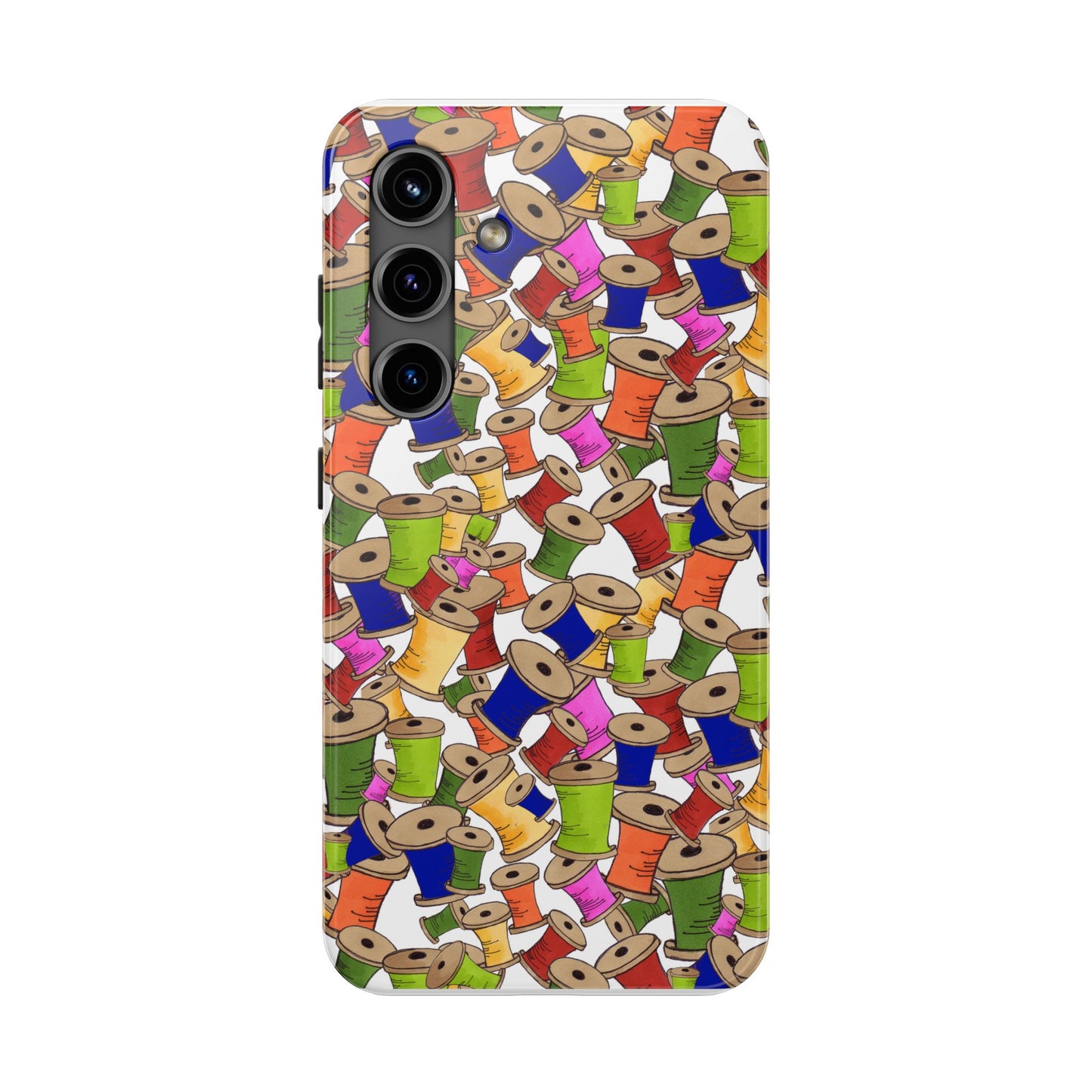 Spoolopoly White Phone Case