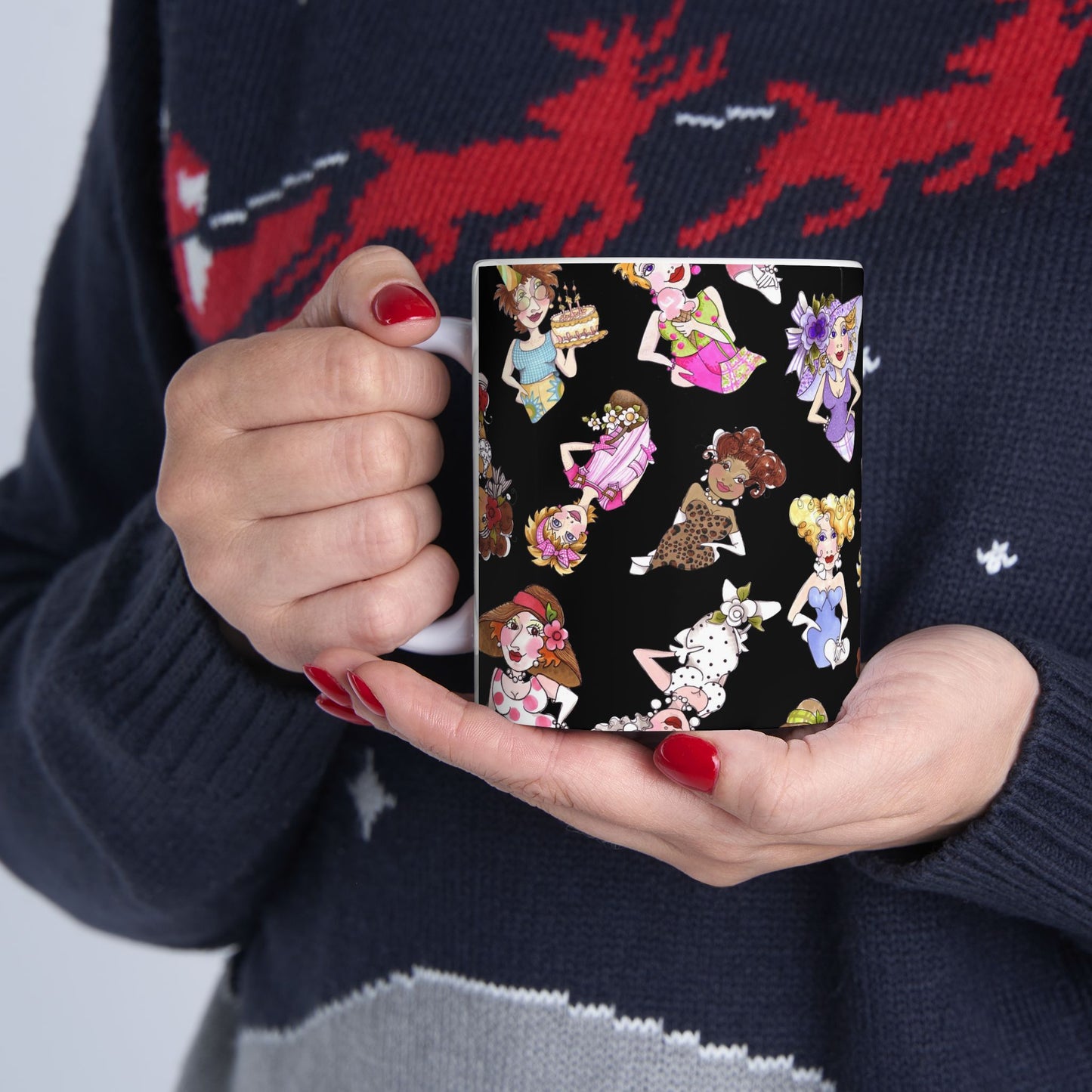 Fast Women Tossed Black Cup