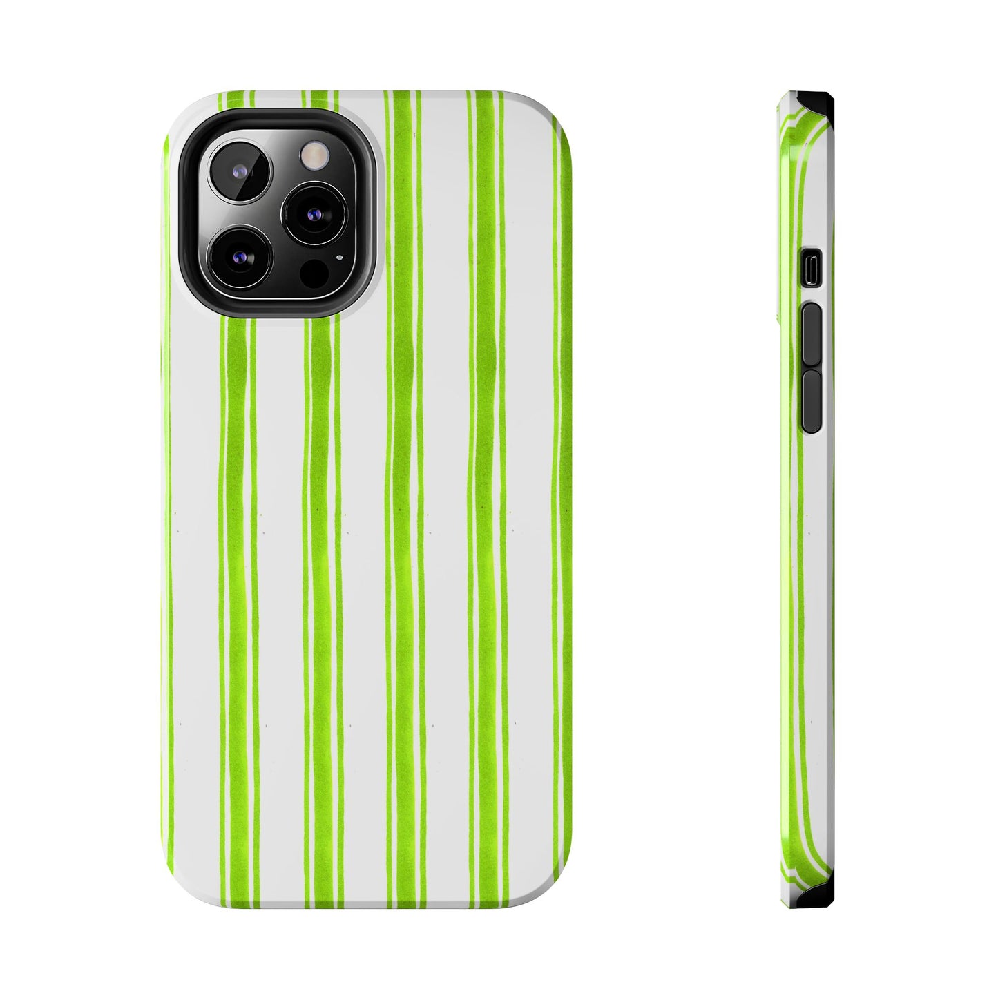 Awning Stripe Lime Phone Case