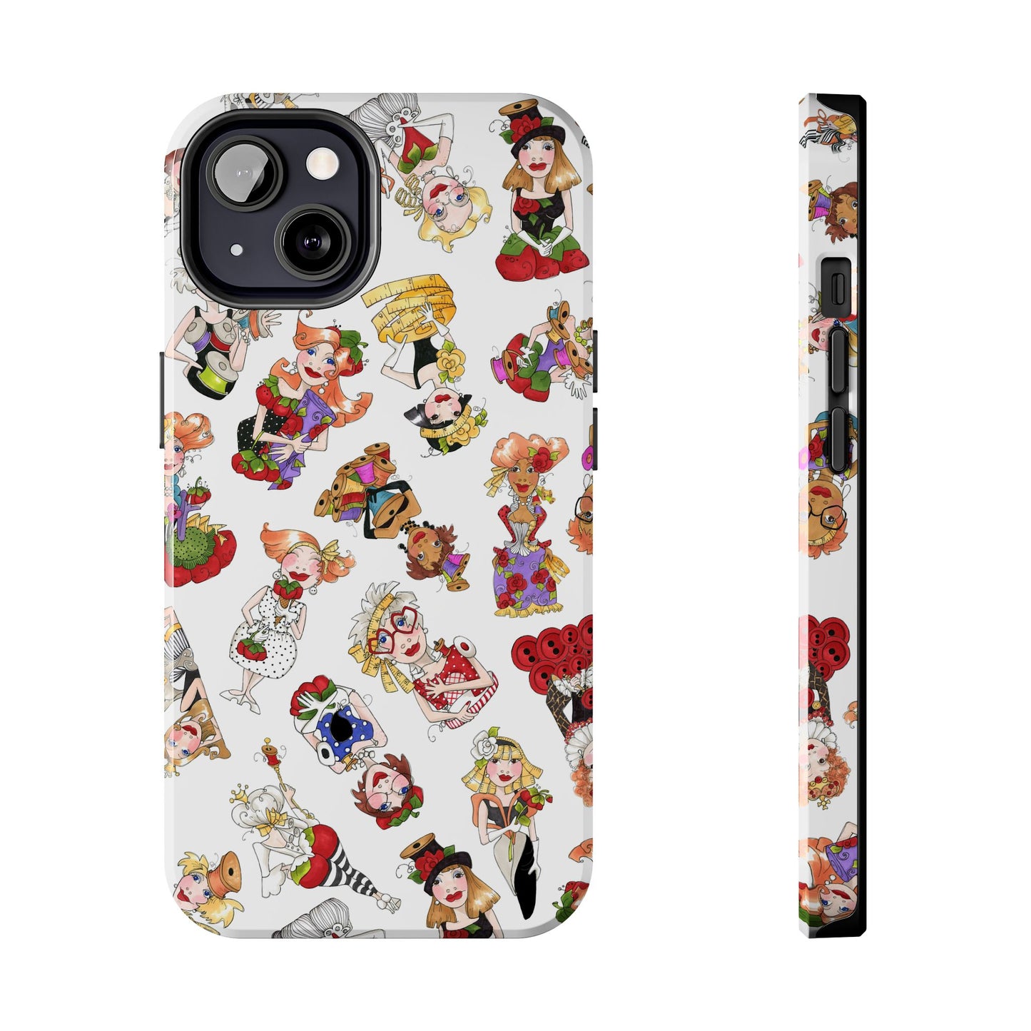 Curious Toss White Phone Case
