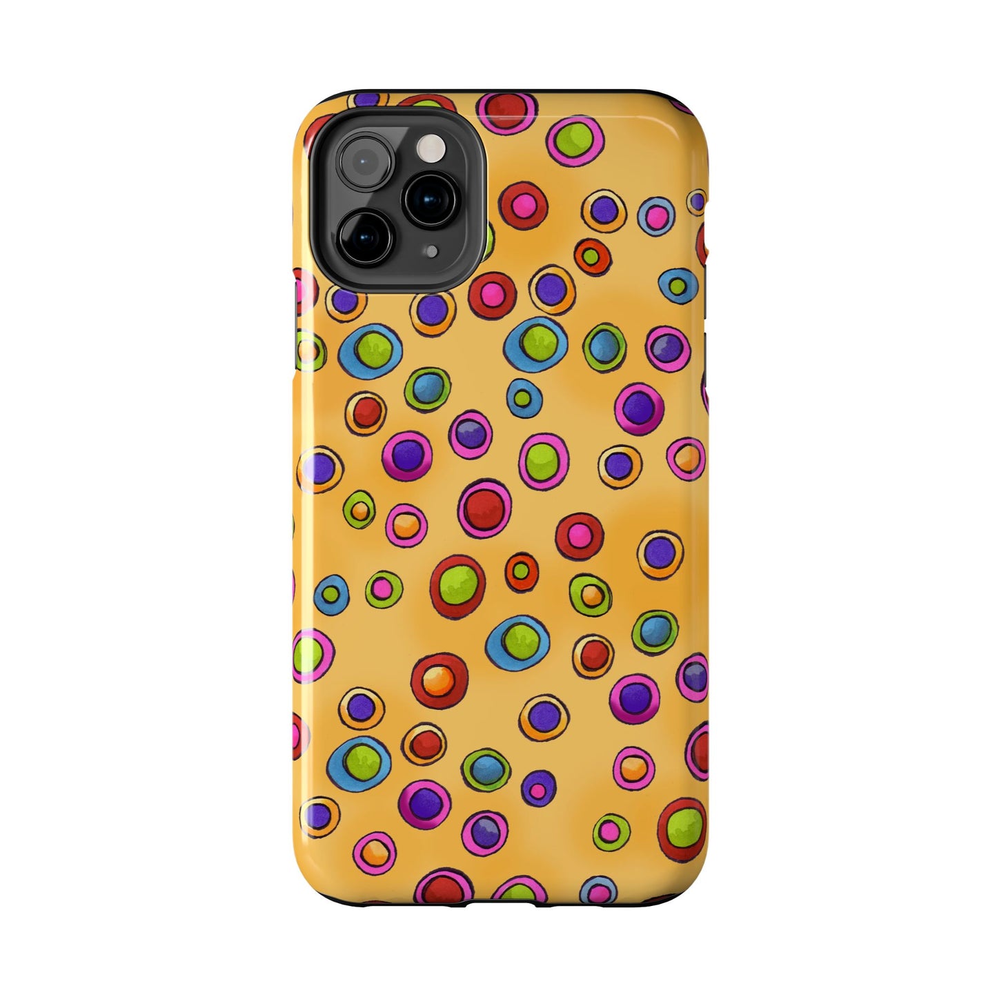 Dopey Dots Yellow Phone Case