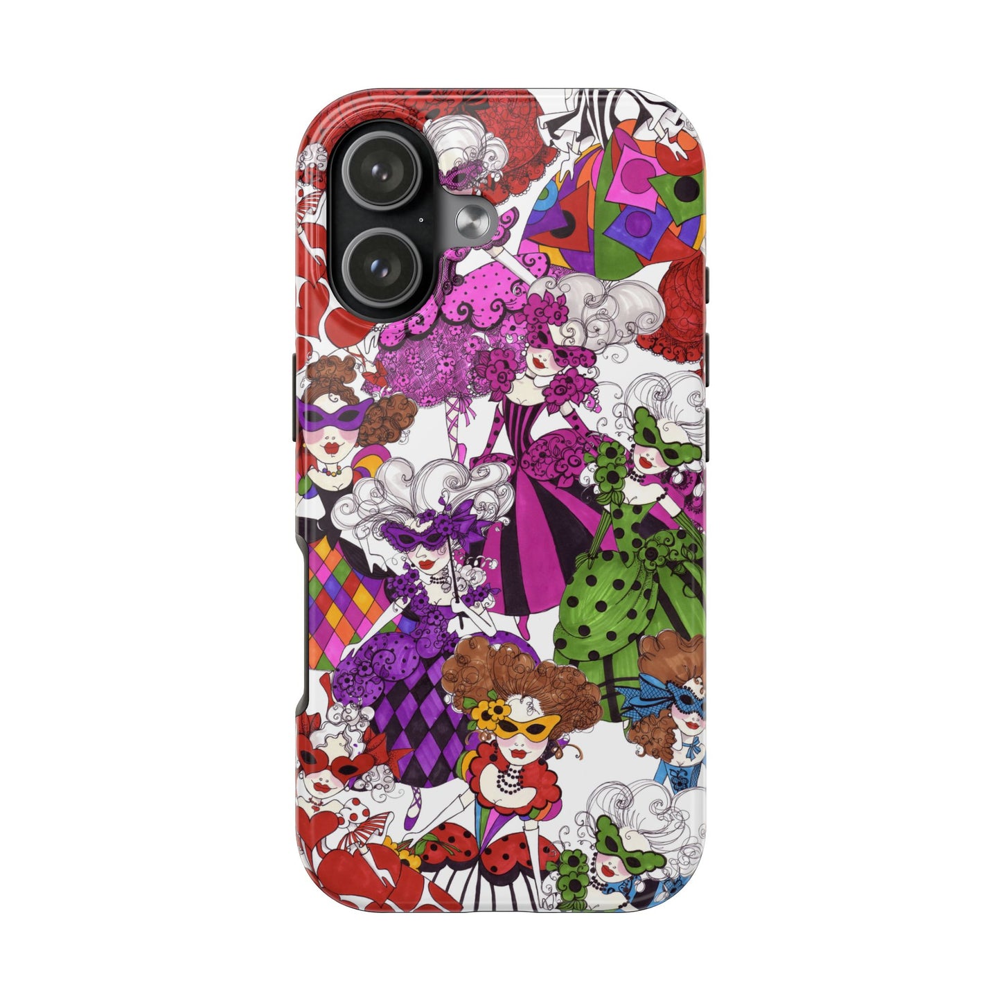 Crowded Dance Floor White Phone Case