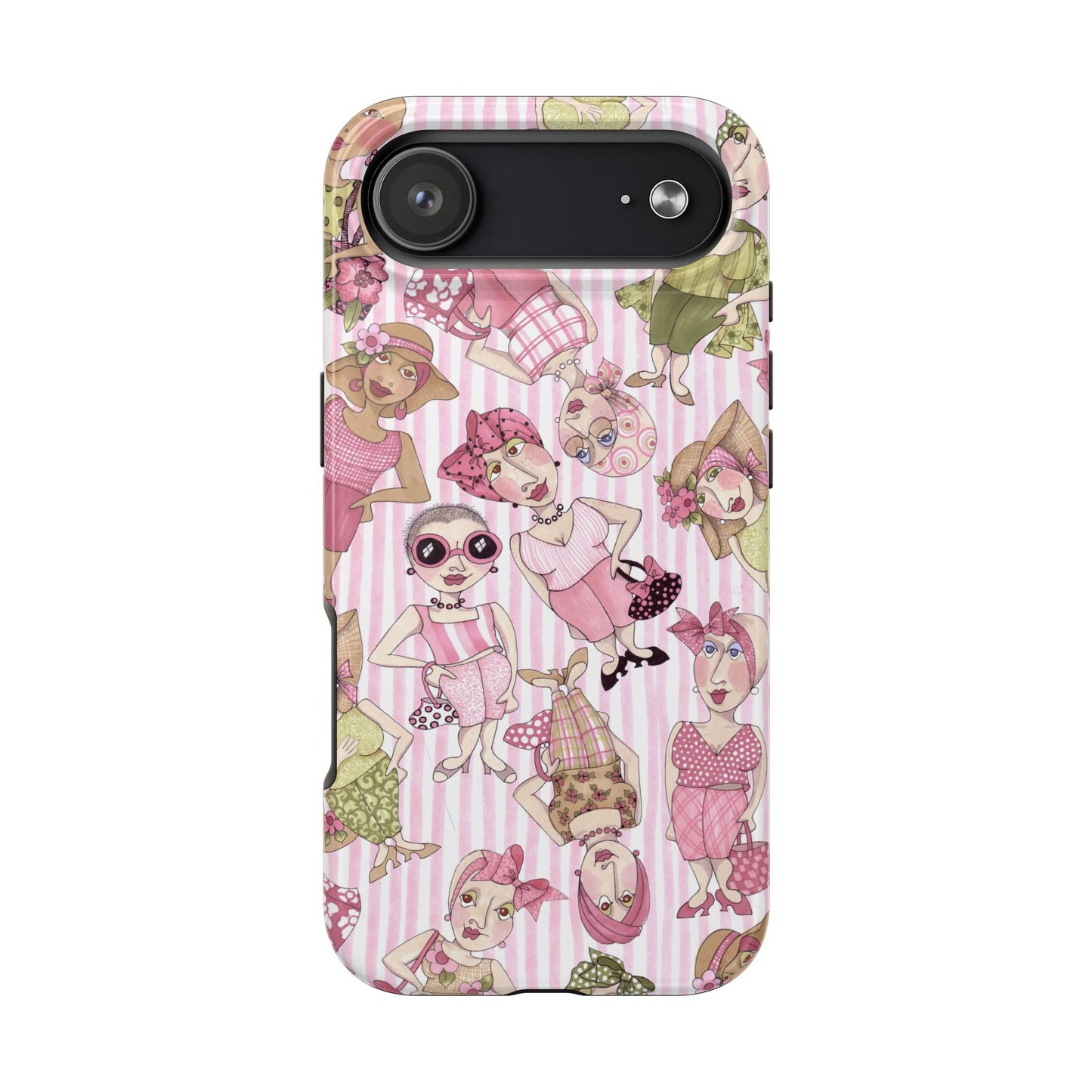 Tossed Ladies Pink Phone Case