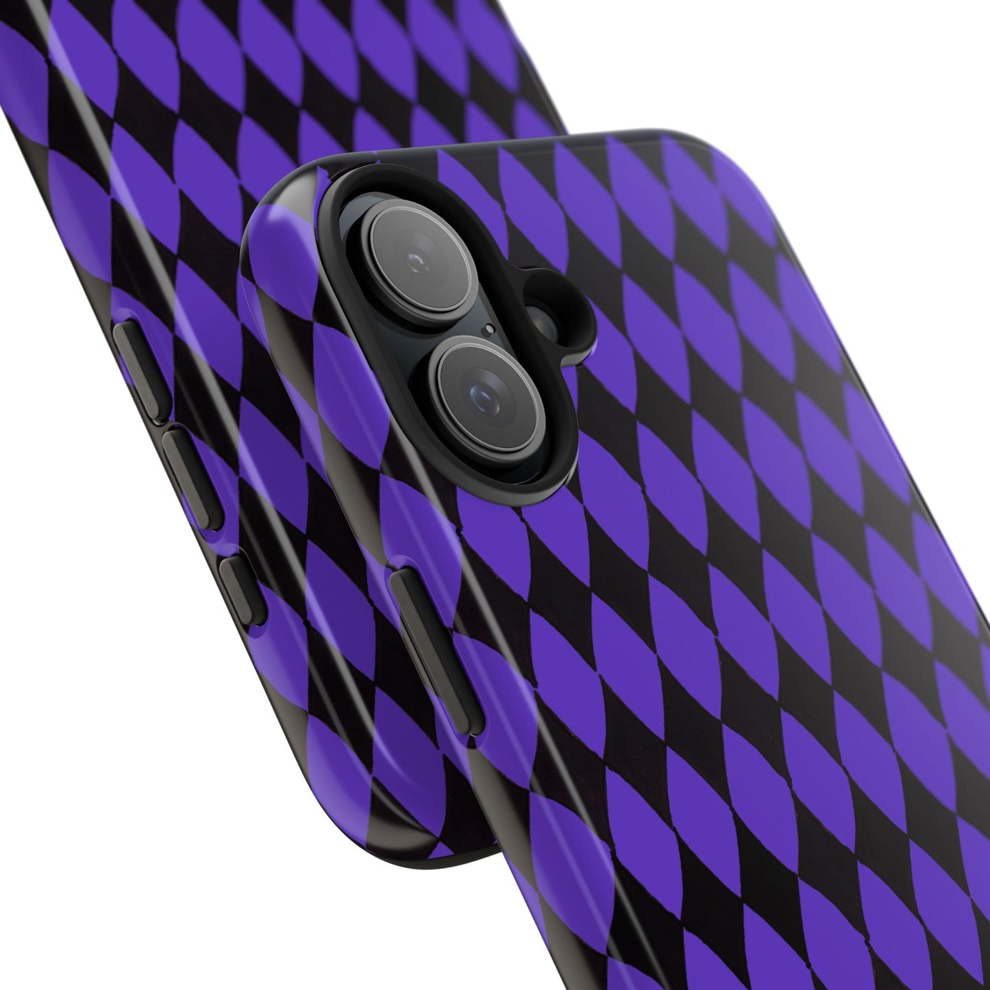 Diamond Purple / Black Phone Case