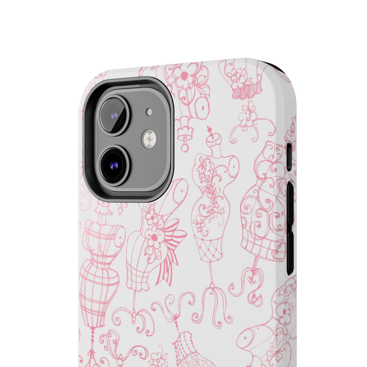 Mannequinique White / Pink Phone Case