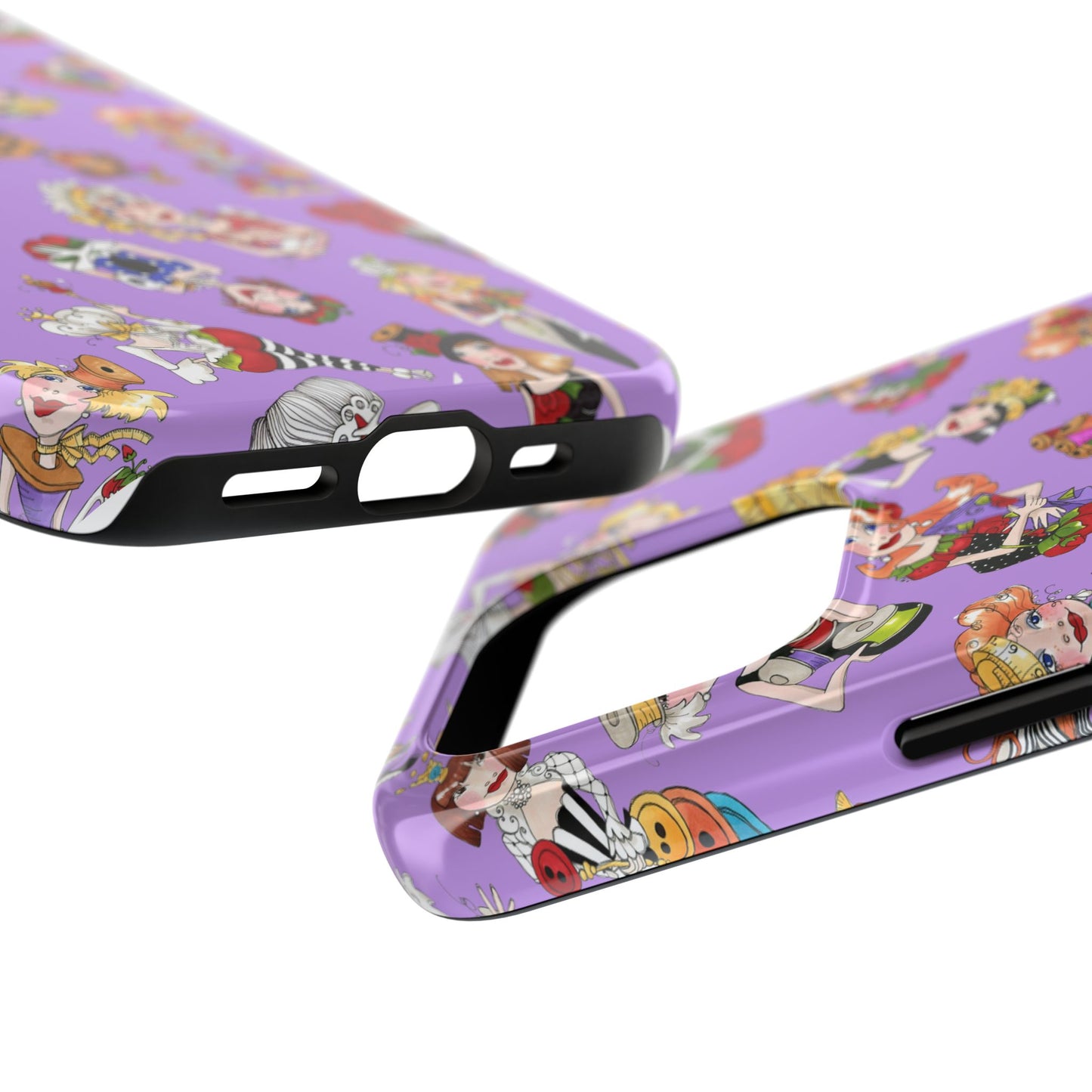 Curious Toss Purple Phone Case