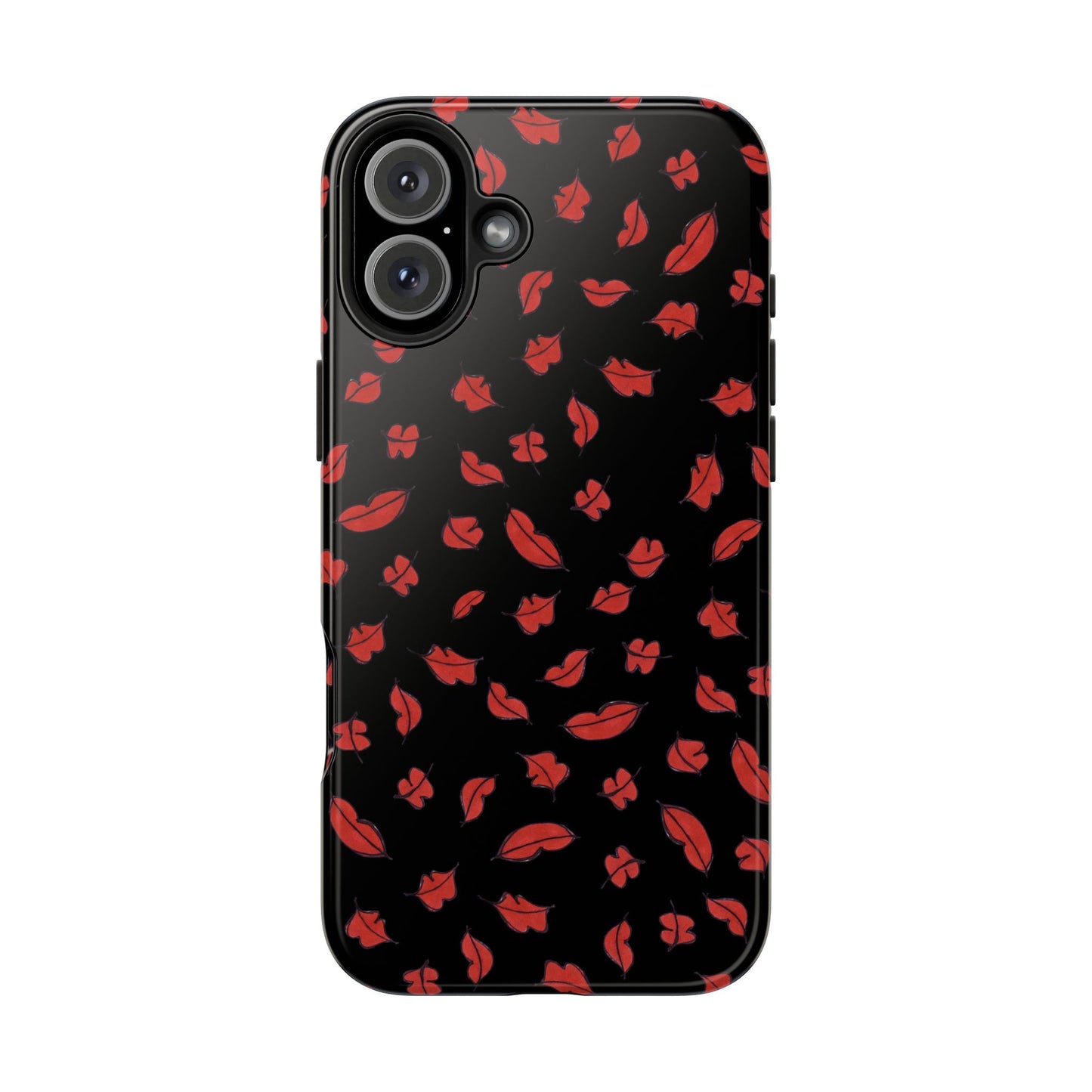 Autumn Lips Black Phone Case