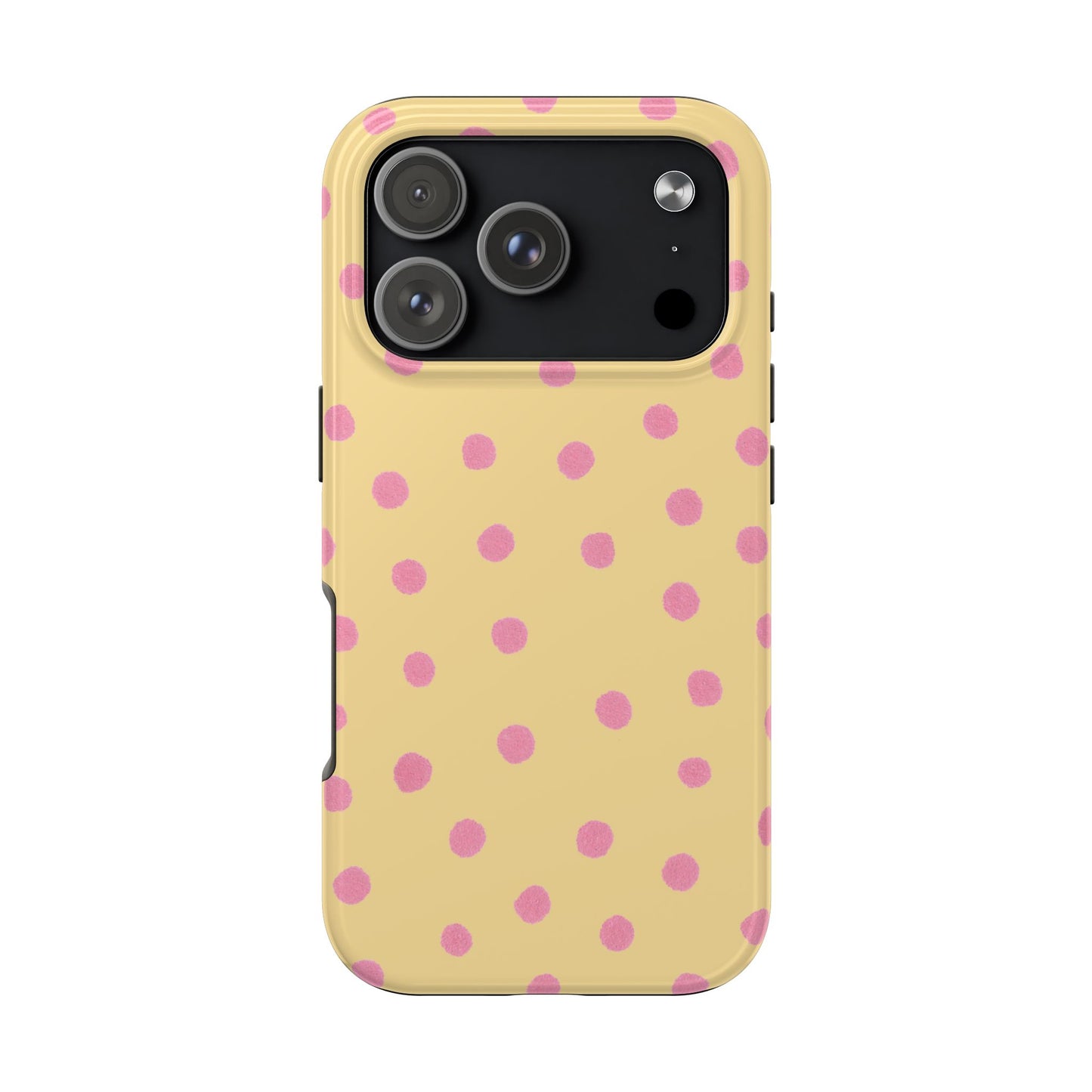Medium Dots Sunshine / Pink Phone Case