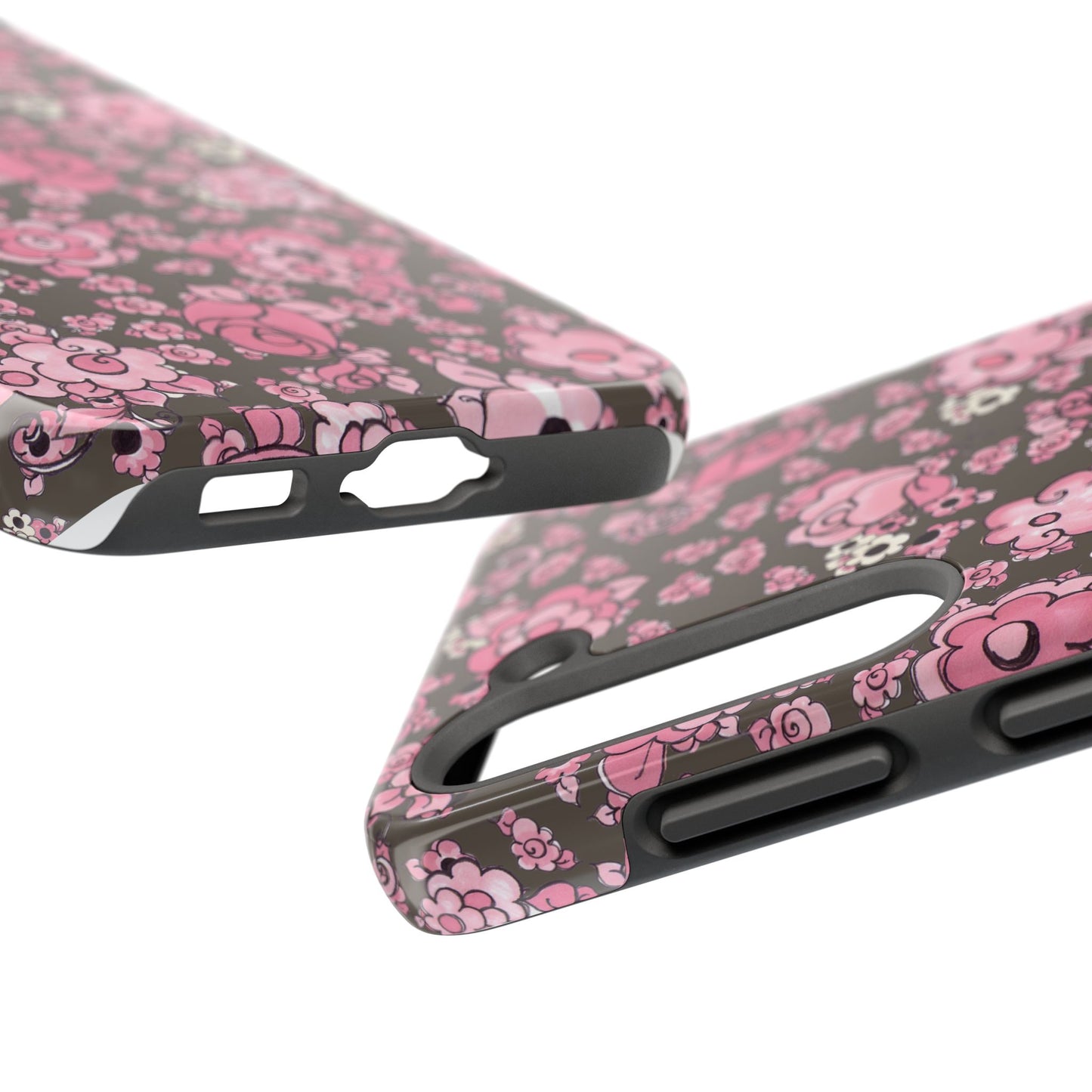 Profuse Posies Mocha Phone Case