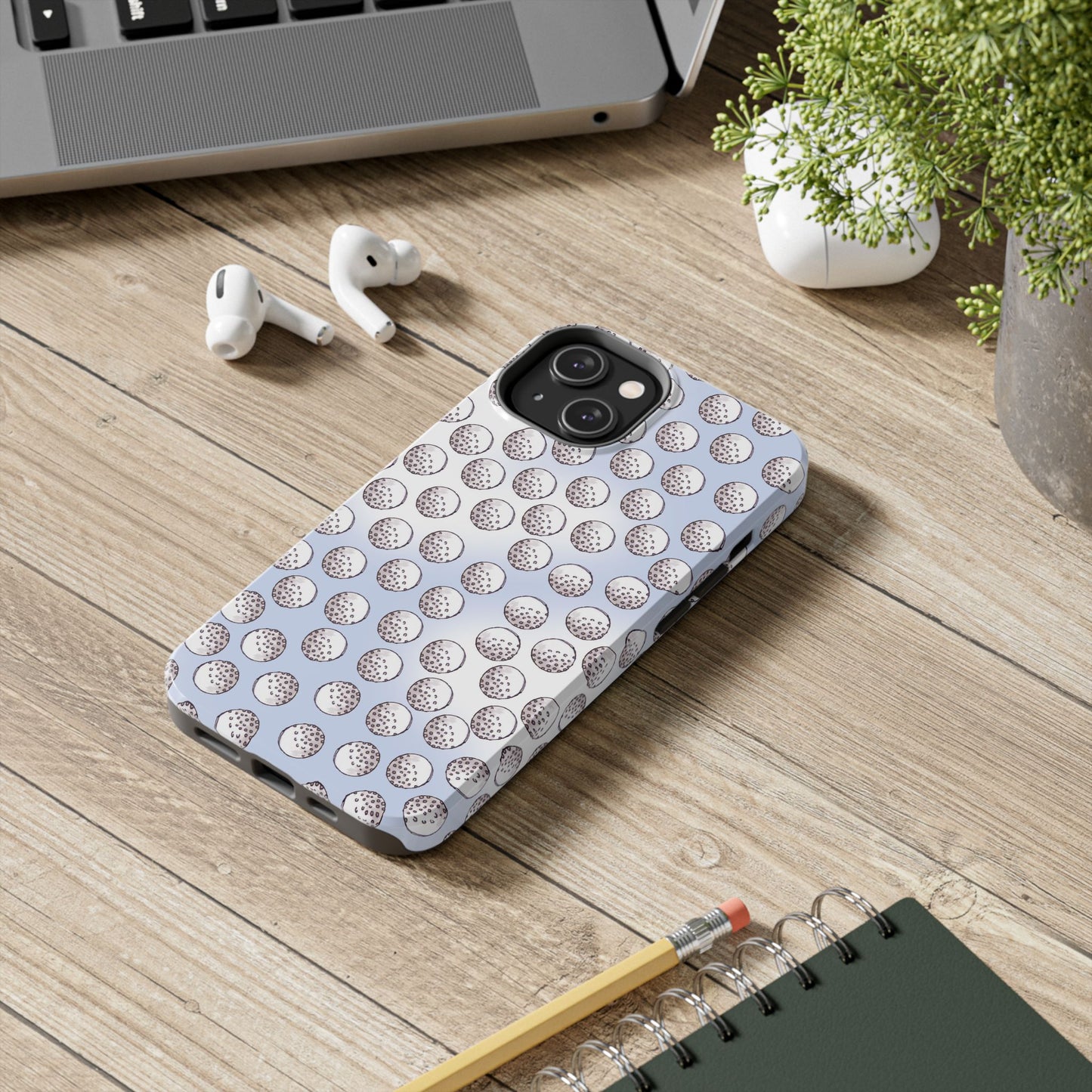 Ball Dots Blue Sky Phone Case