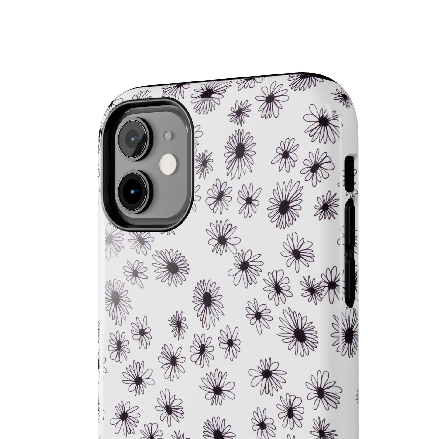 Random Daisy White / Black Phone Case