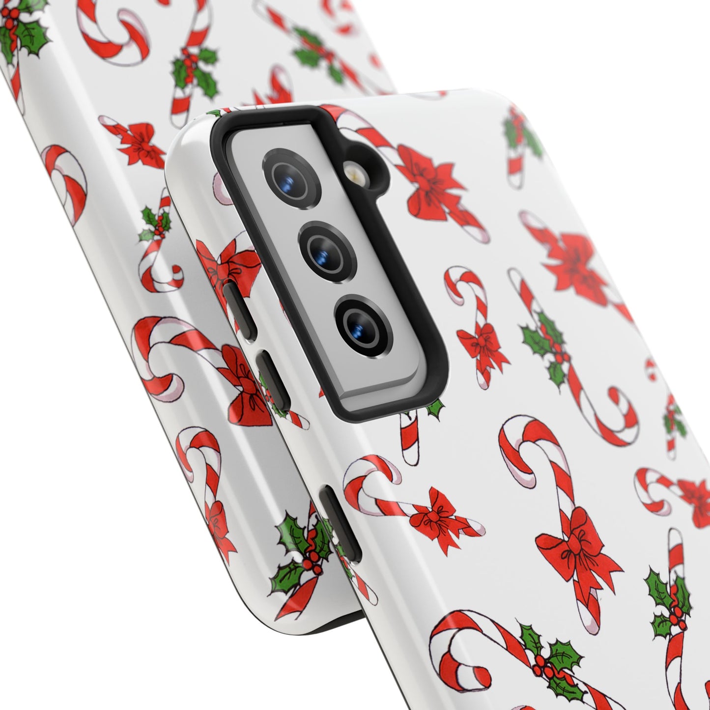 Candy Cane Crowd White Phone Case