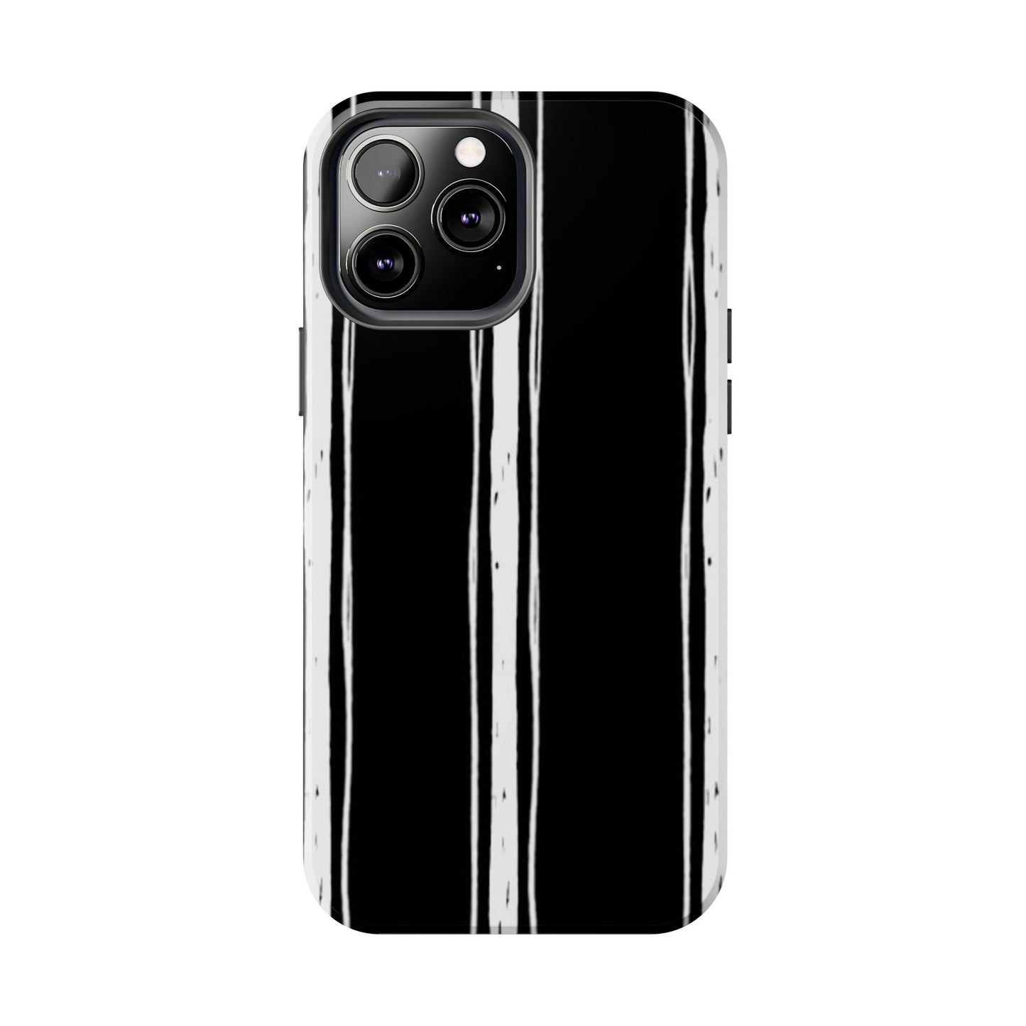 Black / White Stripe Phone Case