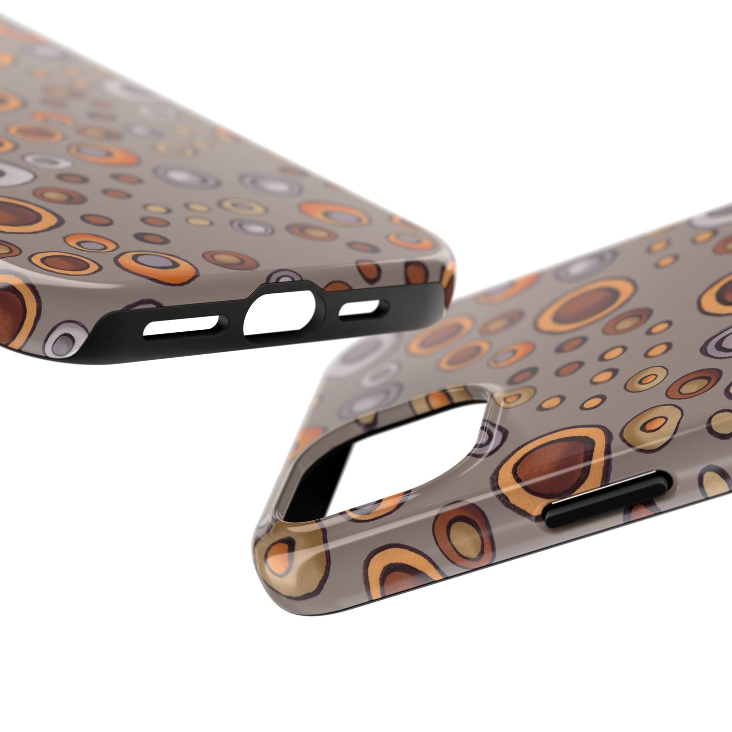 Doggy Dots Gray Phone Case