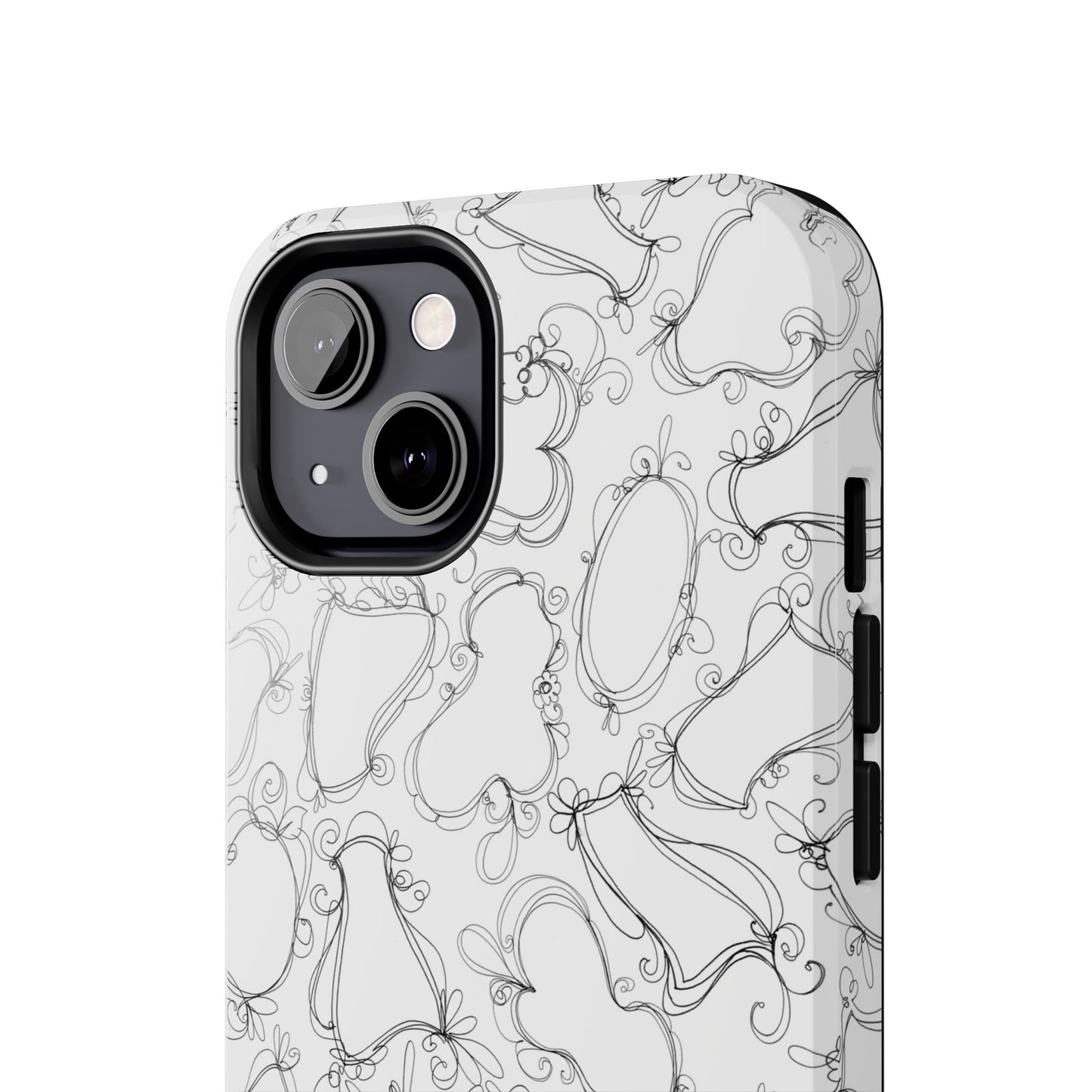 Frames White / Black Phone Case
