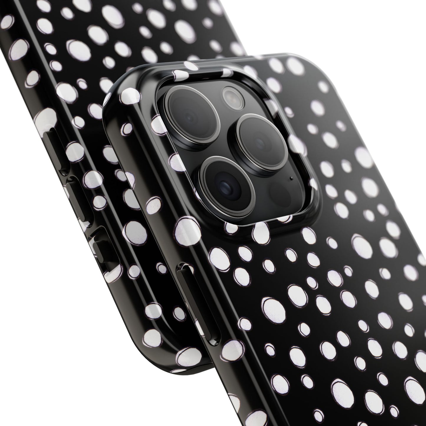 Pot Dots Black Phone Case