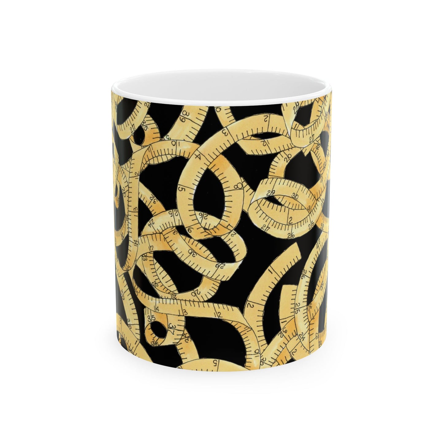 Tape Tangle Black Cup