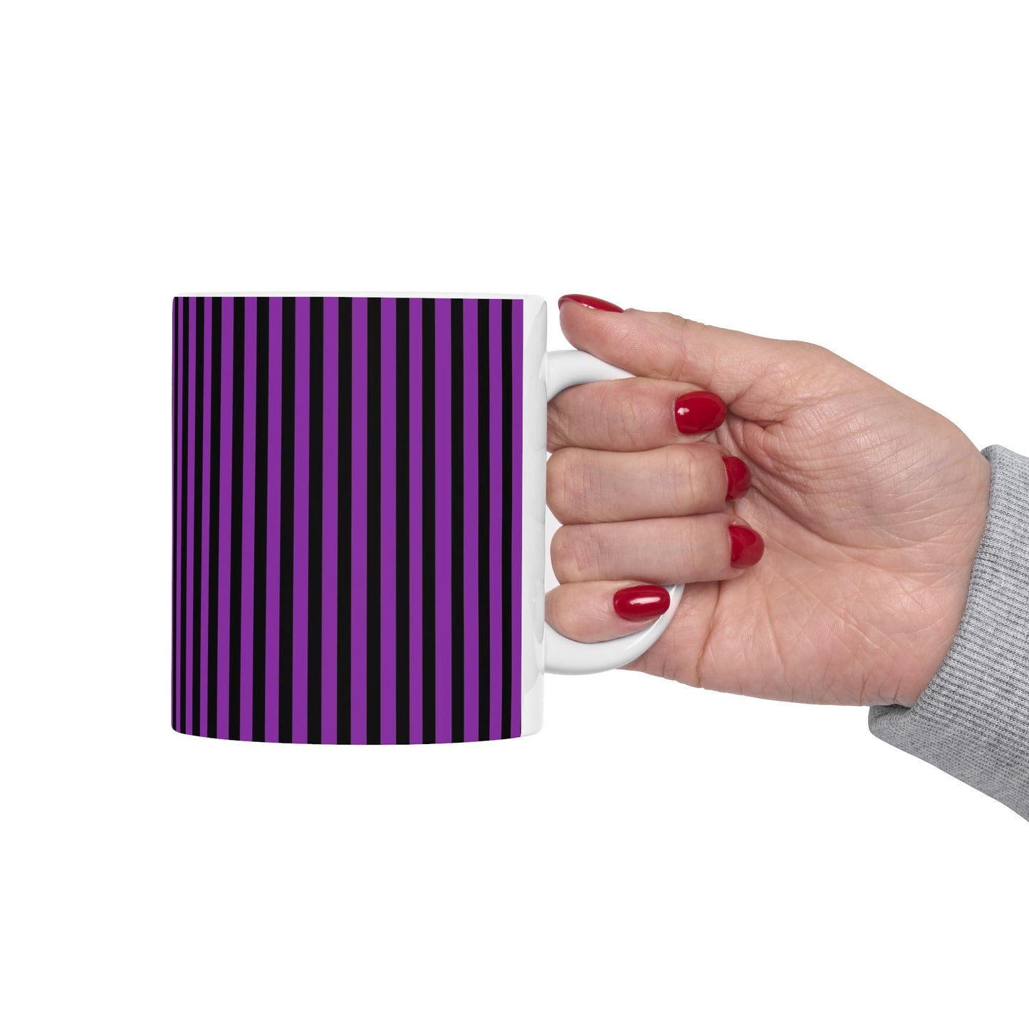 Stripe Purple / Black Cup
