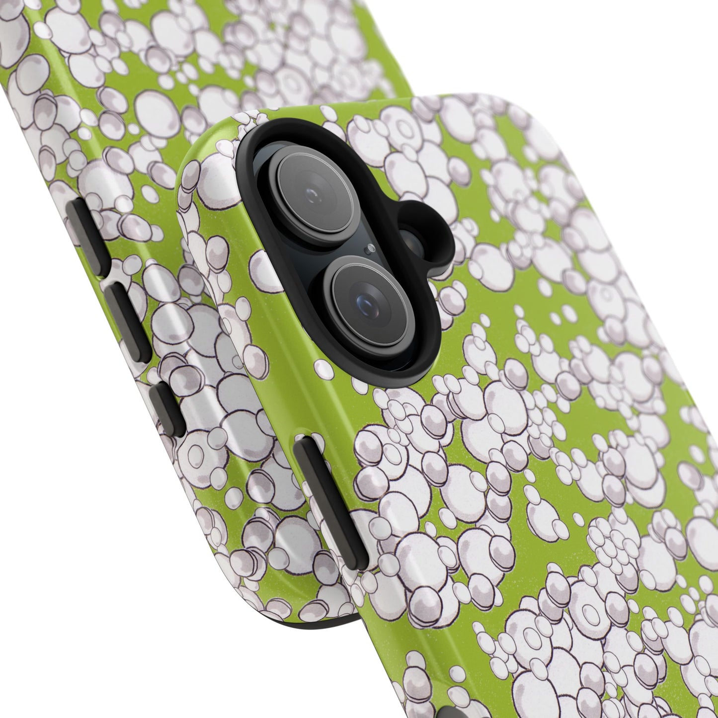 Bubble Dots Green Phone Case