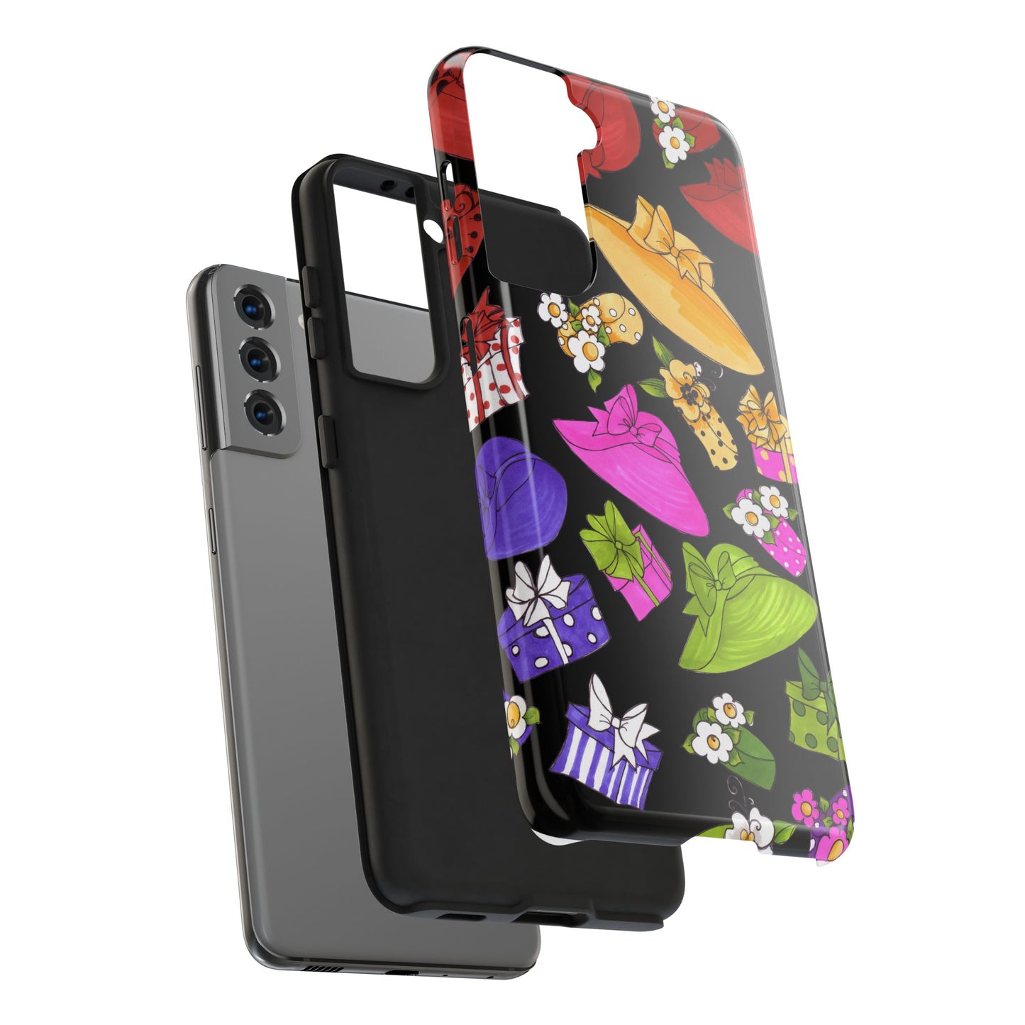 Accessories Tossed Black Phone Case
