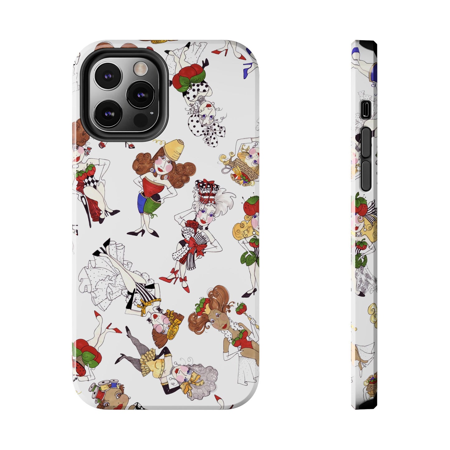 Sew Tossed White Phone Case