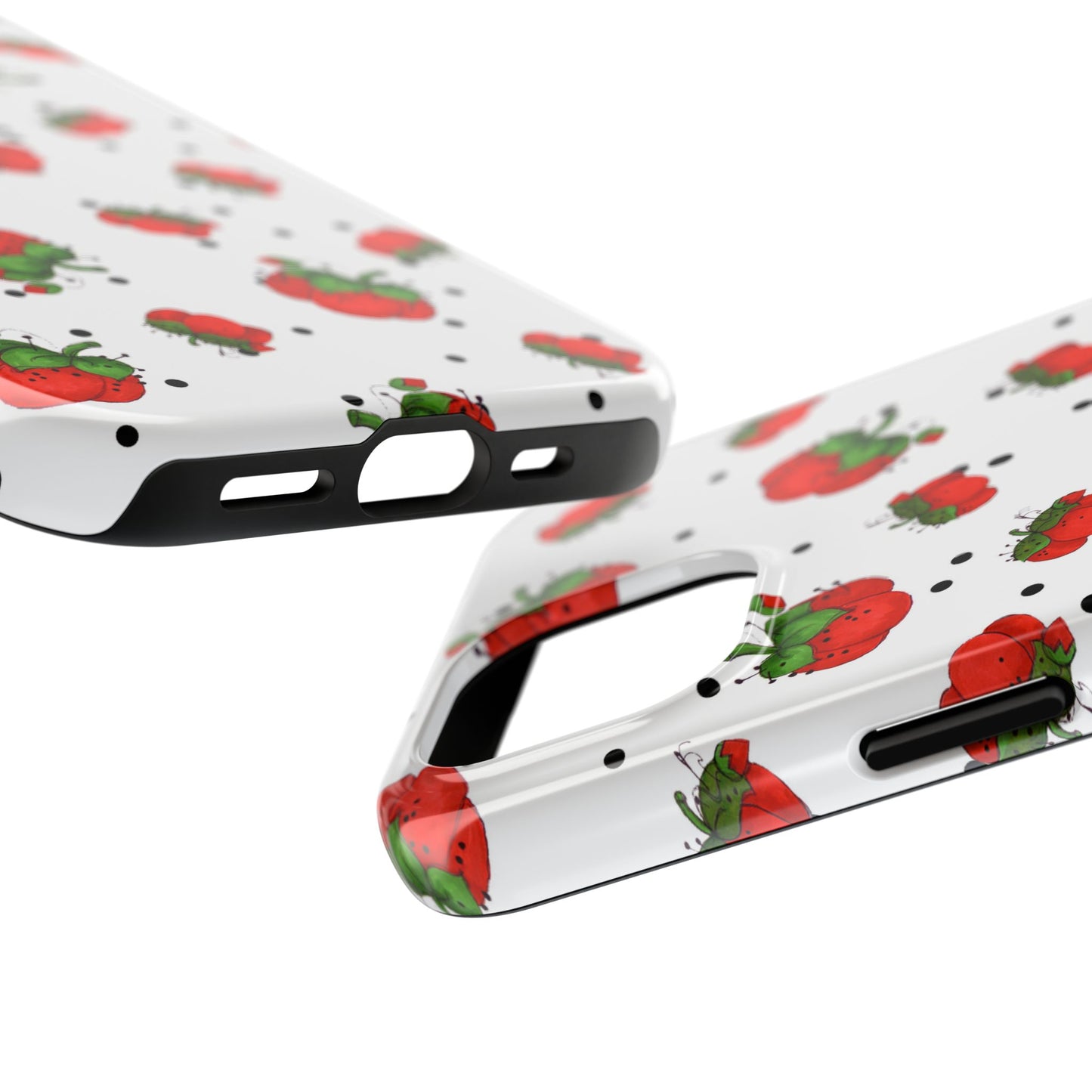 Pin Dots White Phone Case