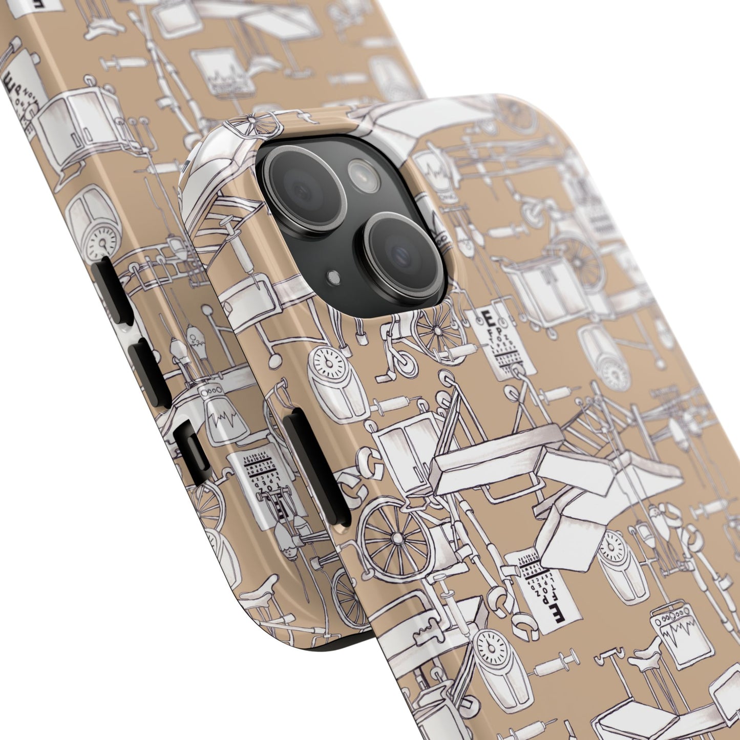 Essentials Khaki / White Phone Case