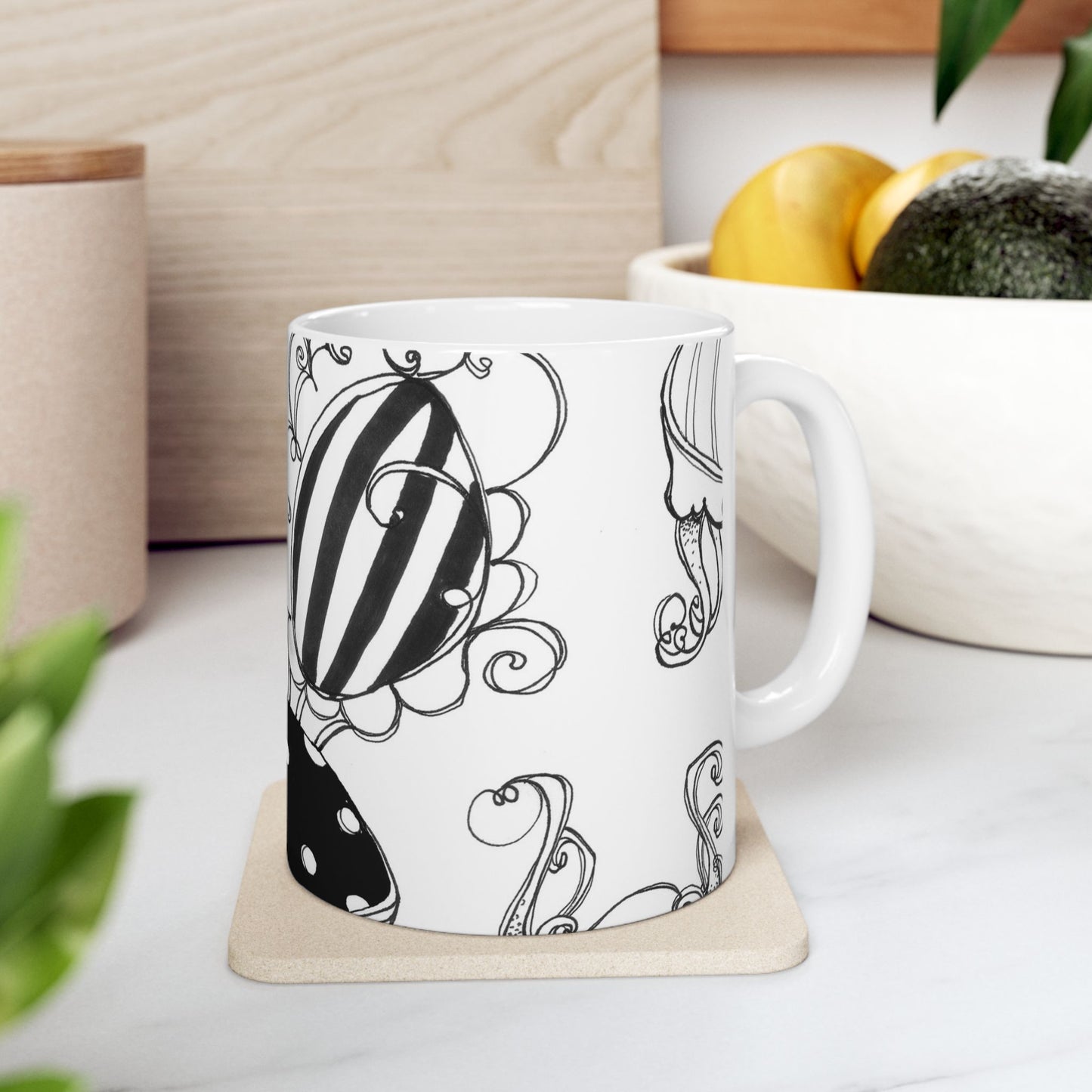 Bistro Chairs White Cup