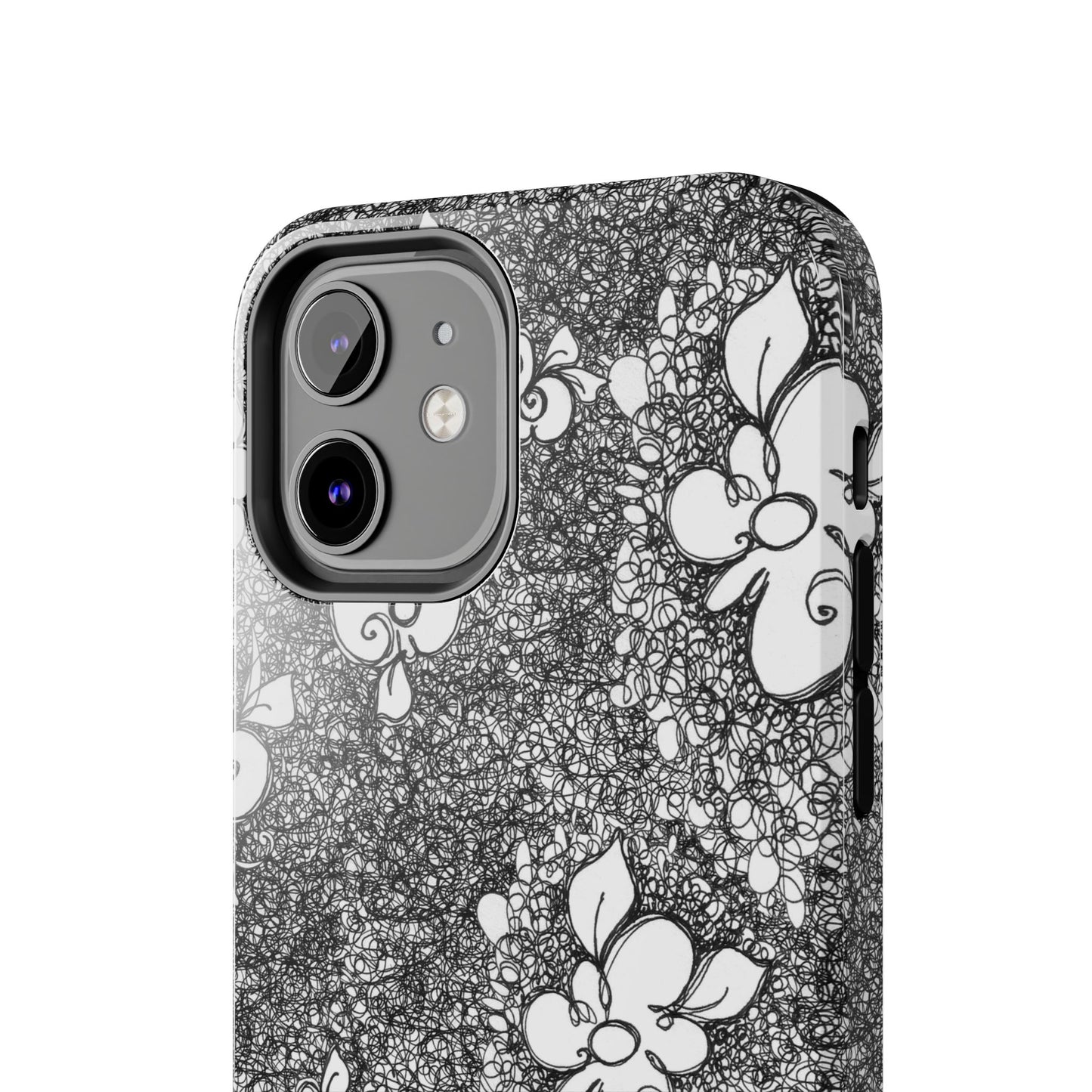Flower Scribbles Phone Case