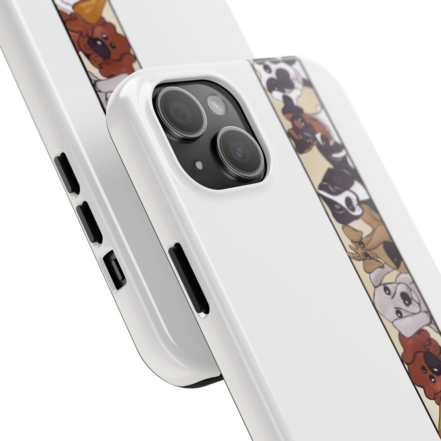 Doggie Delight Border Phone Case