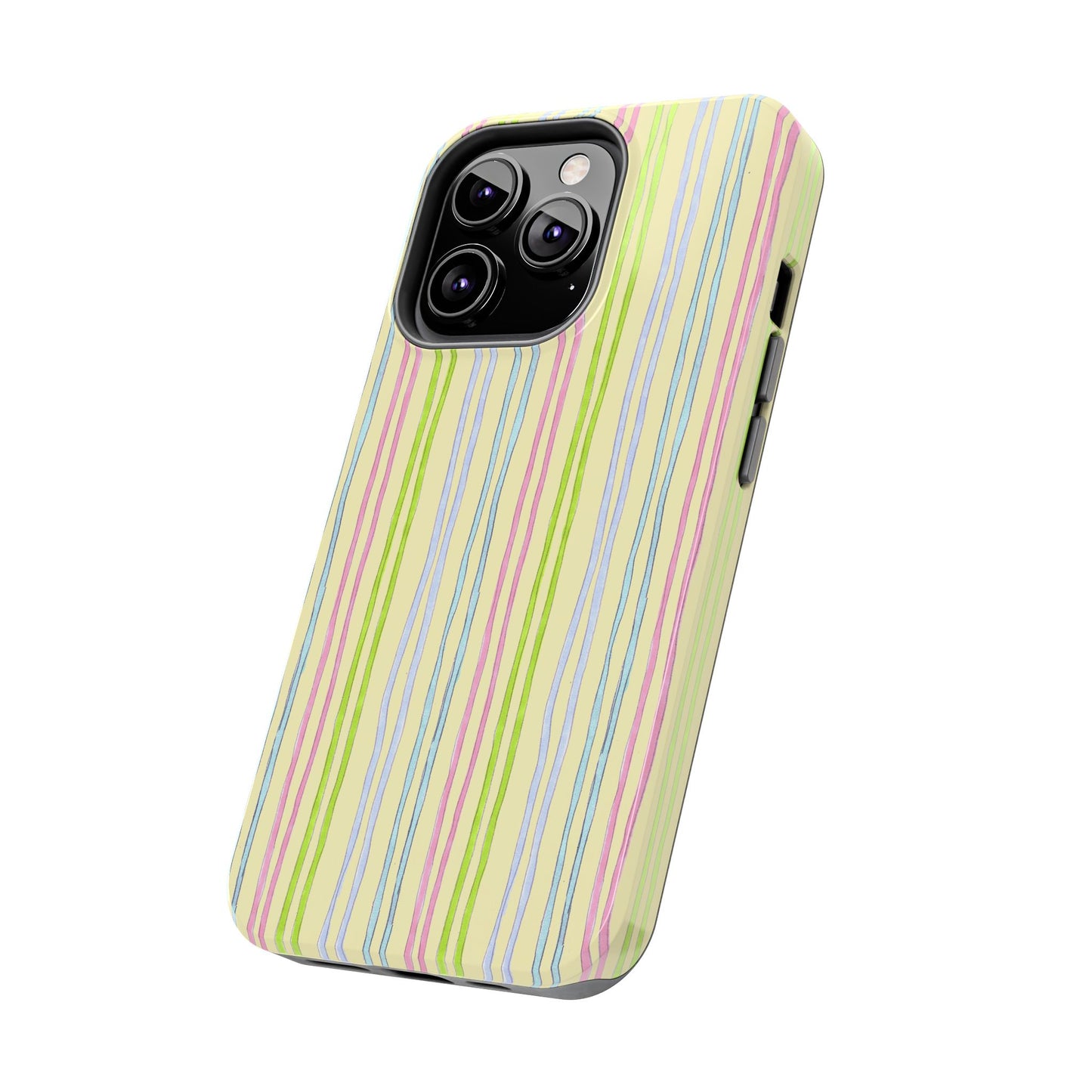 Belle Stripe Yellow Phone Case
