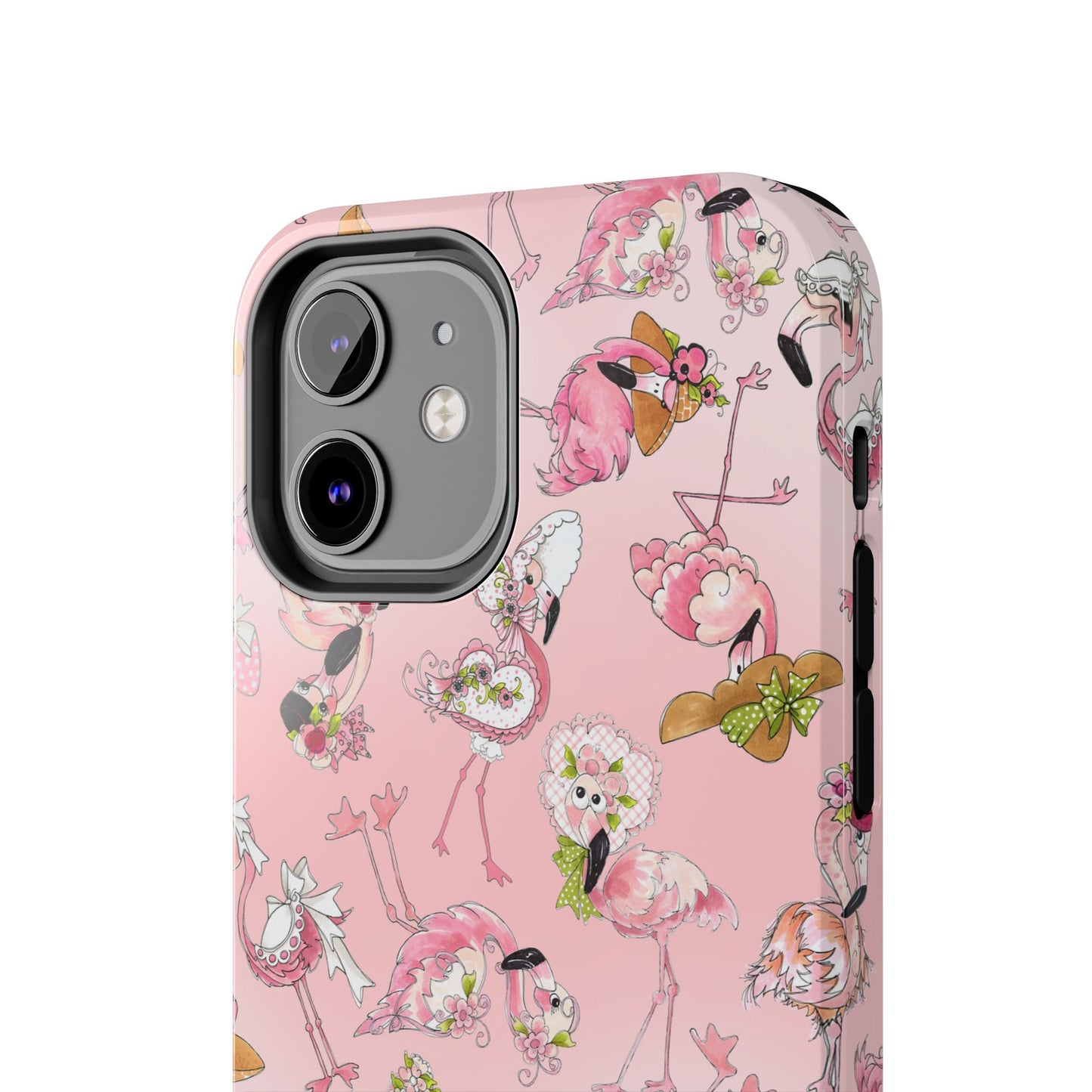 Tossed Flams Pink Phone Case