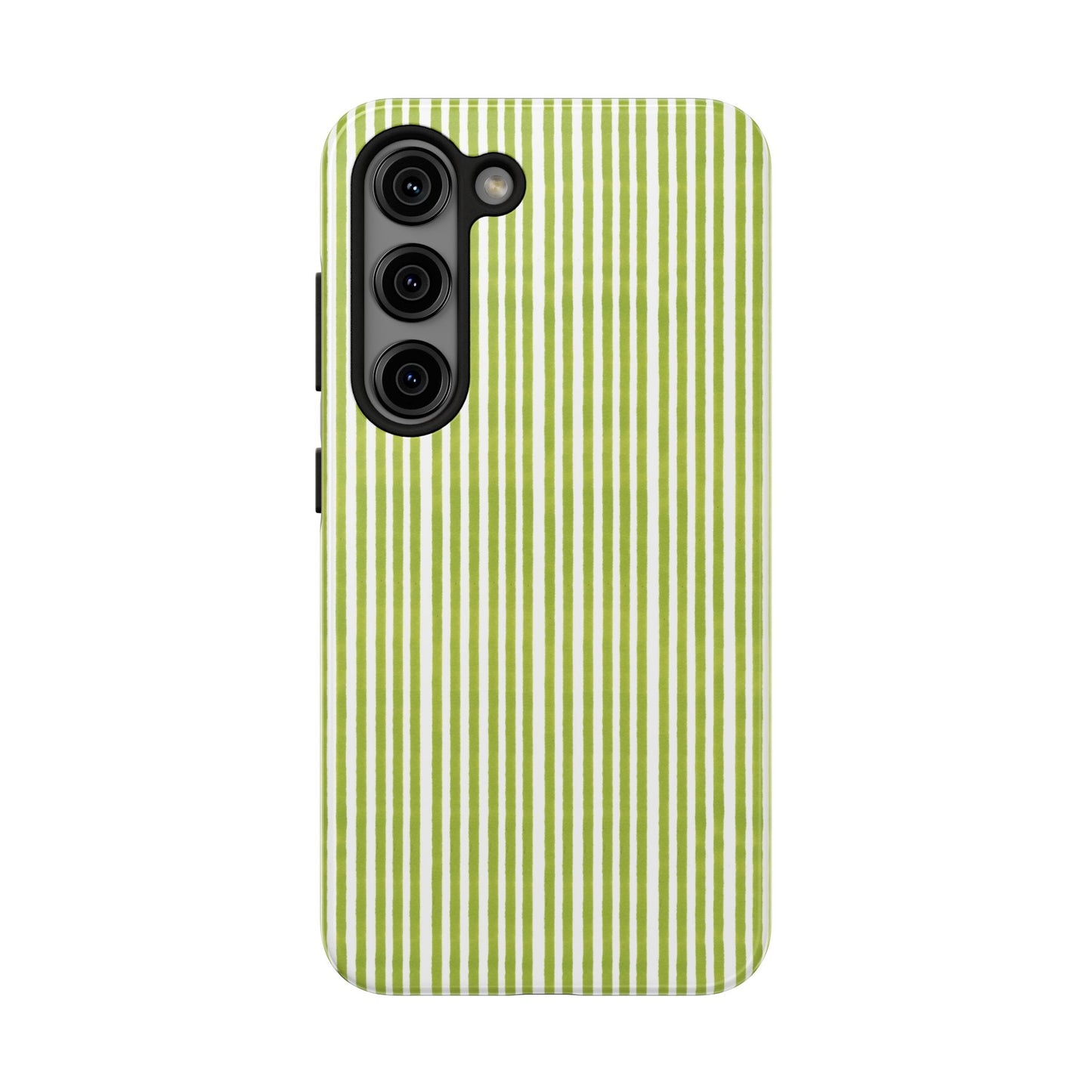 Lazy Stripe Lime Phone Case