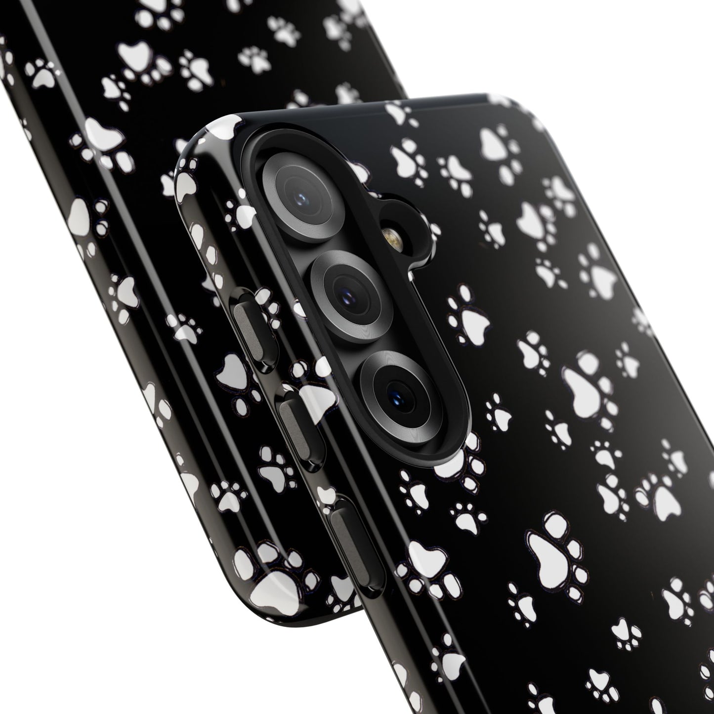 Paw Flakes Black Phone Case