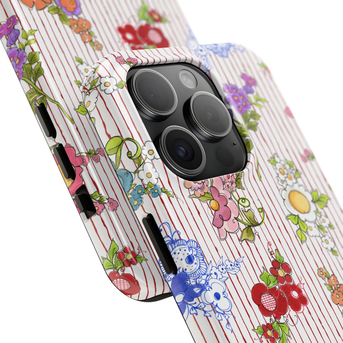 Mixed Bouquets Red / White Phone Case