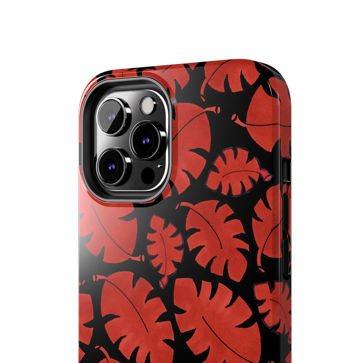Red Bananas Black Phone Case