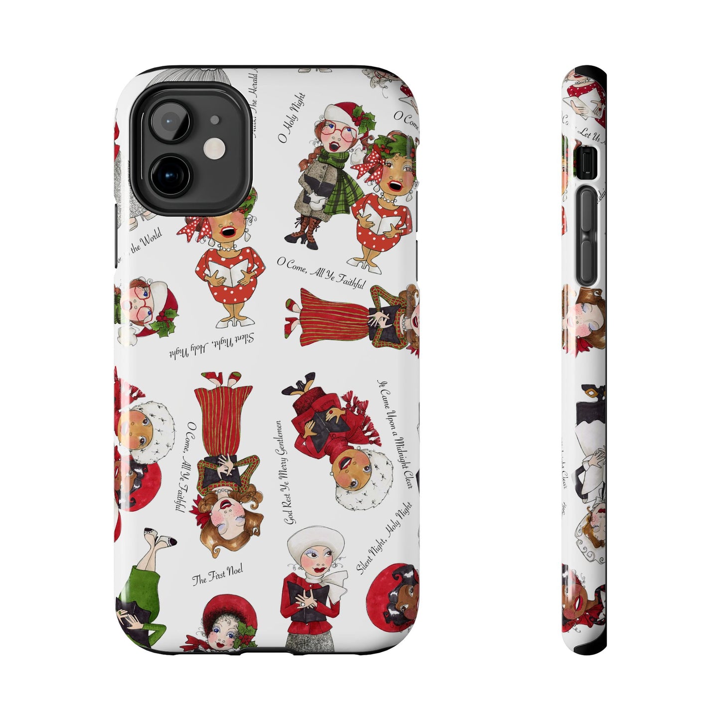 Tossed Carolers Phone Case