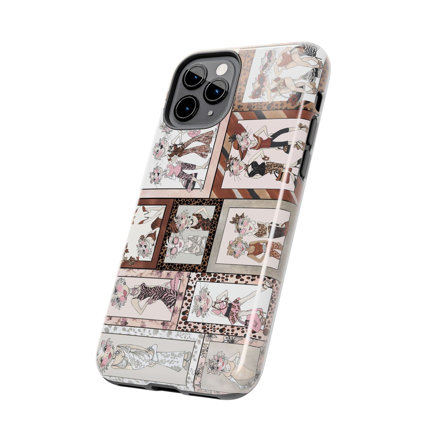 Wild Cat Woman Phone Case
