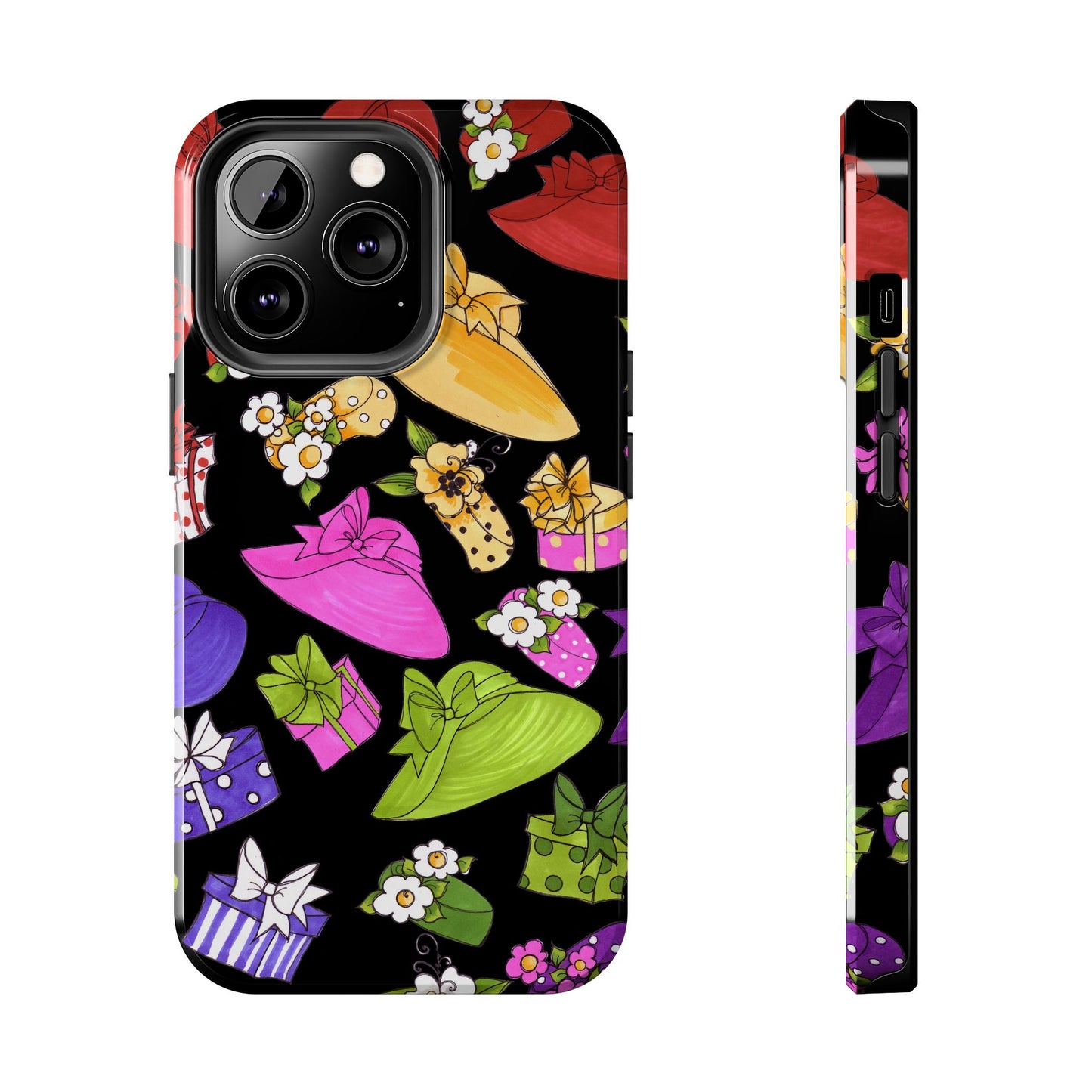 Accessories Tossed Black Phone Case