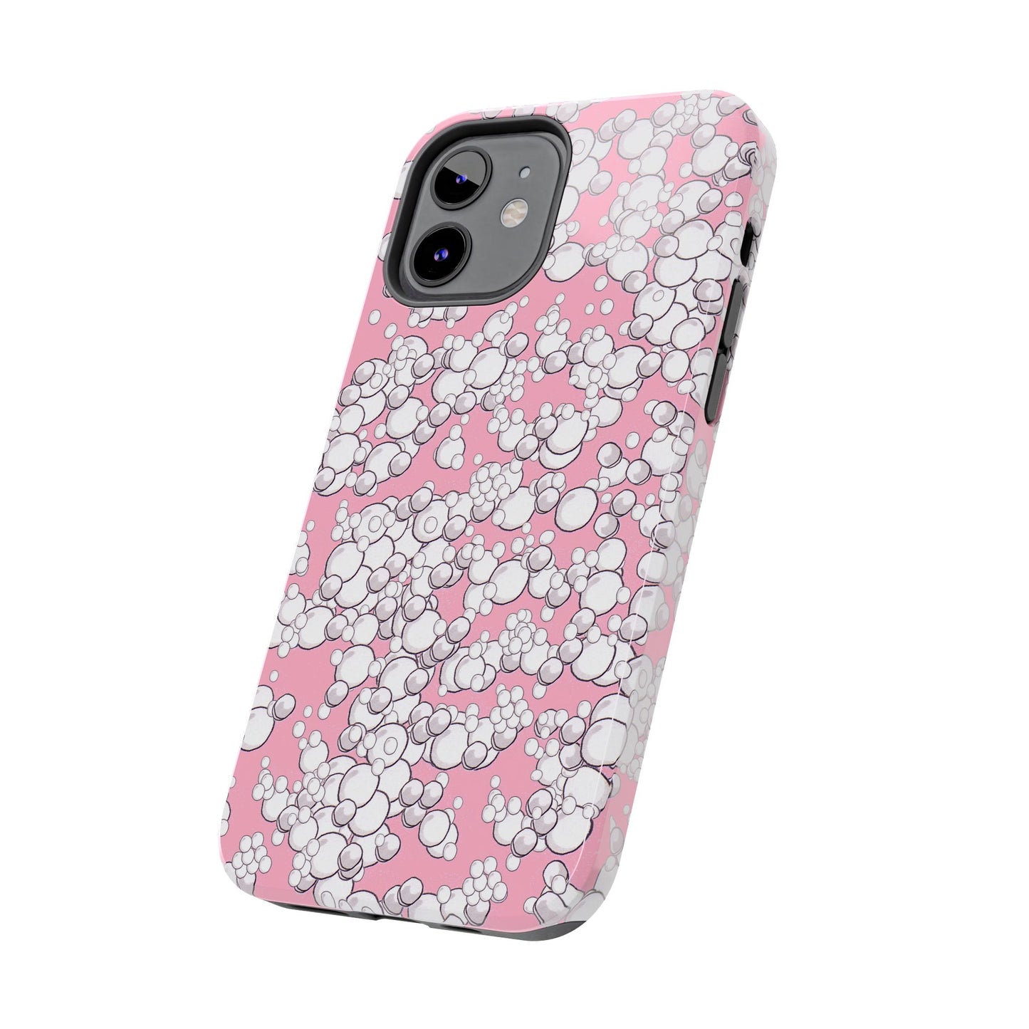 Bubble Dots Pink Phone Case