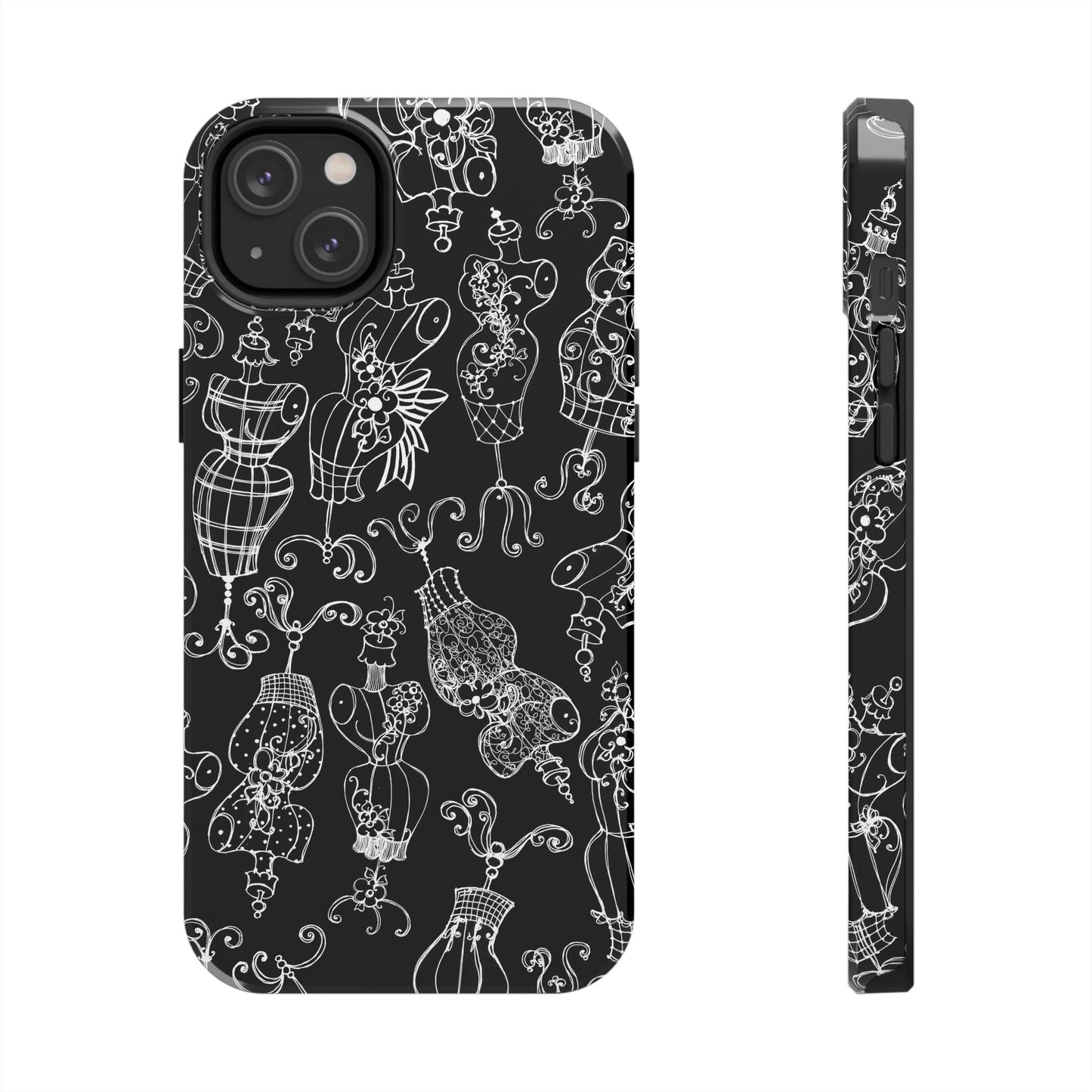 Mannequinique Black / White Phone Case