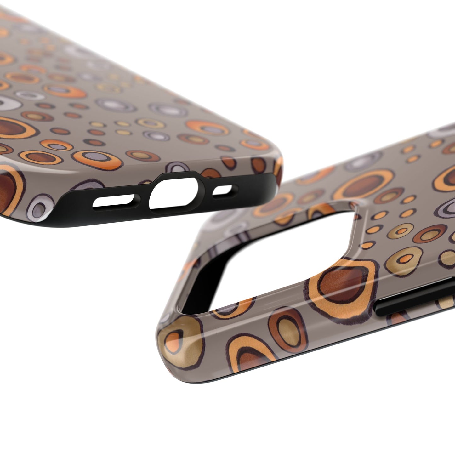 Doggy Dots Gray Phone Case