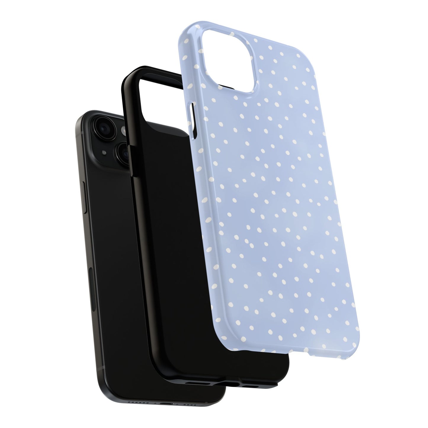 Petite Dots Blue / White Phone Case